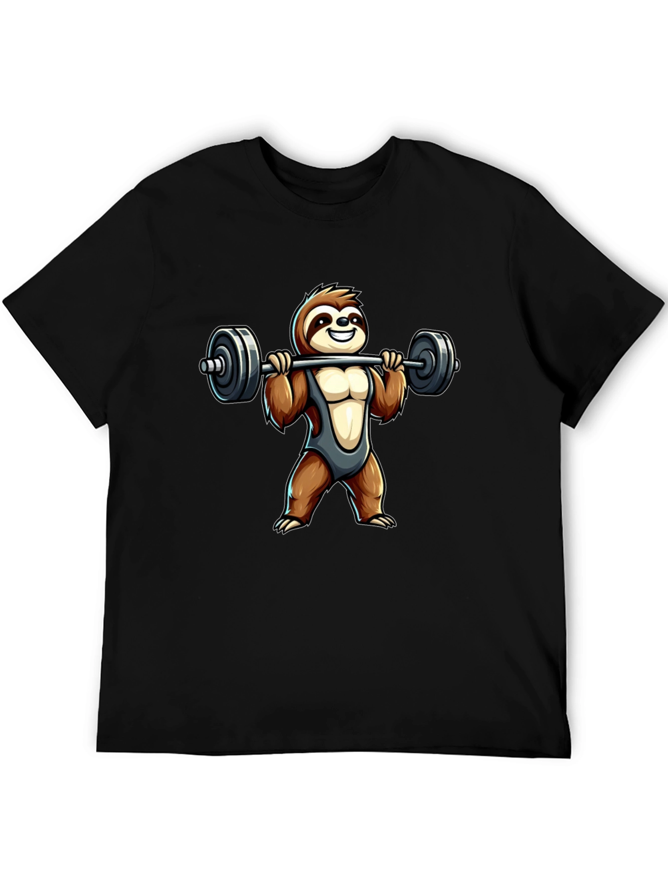 Sloth Weightlifting T-Shirt - Funny Gym Apparel