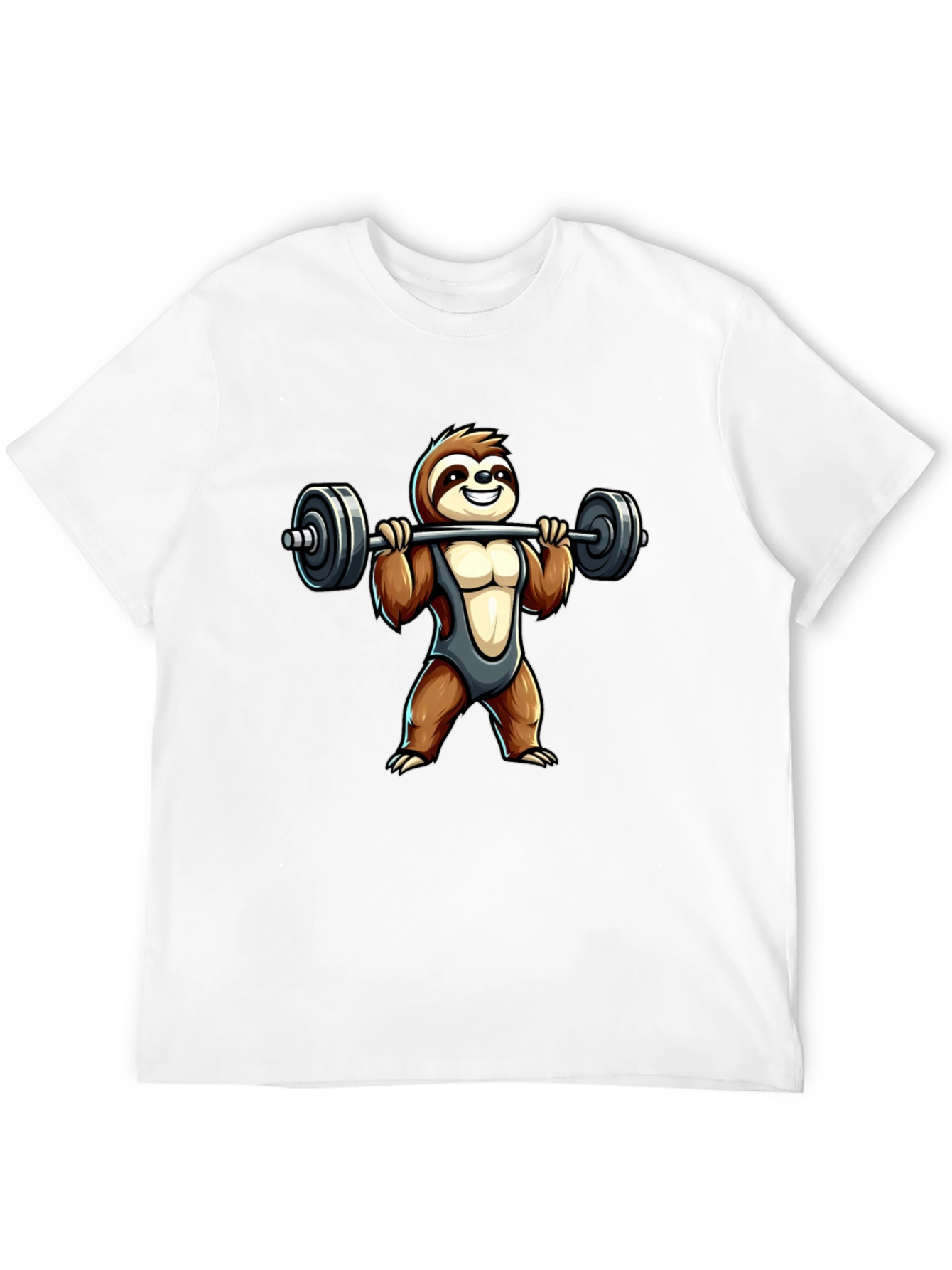 Sloth Weightlifting T-Shirt - Funny Gym Apparel