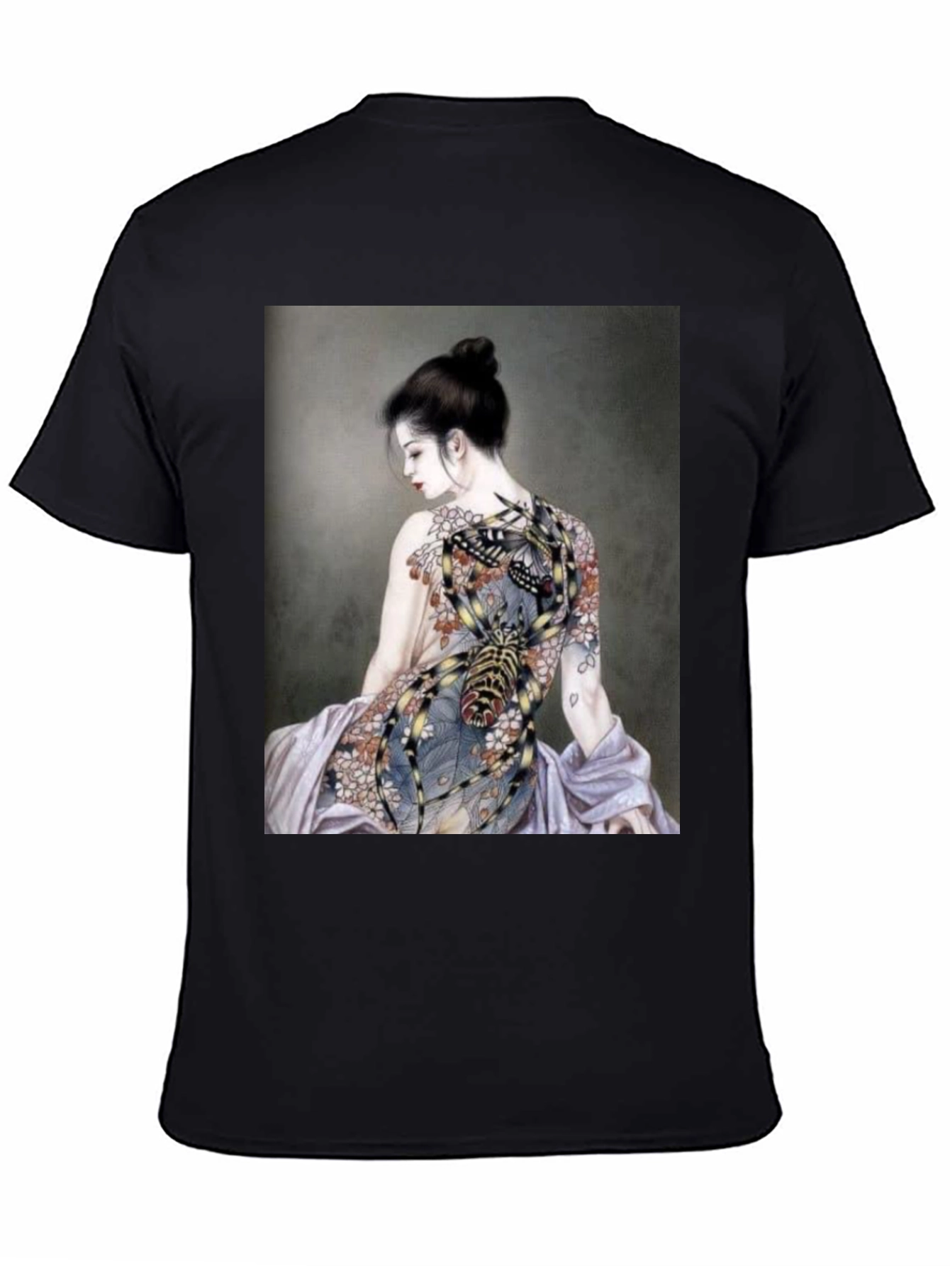 Spider Tattoo Black T-Shirt