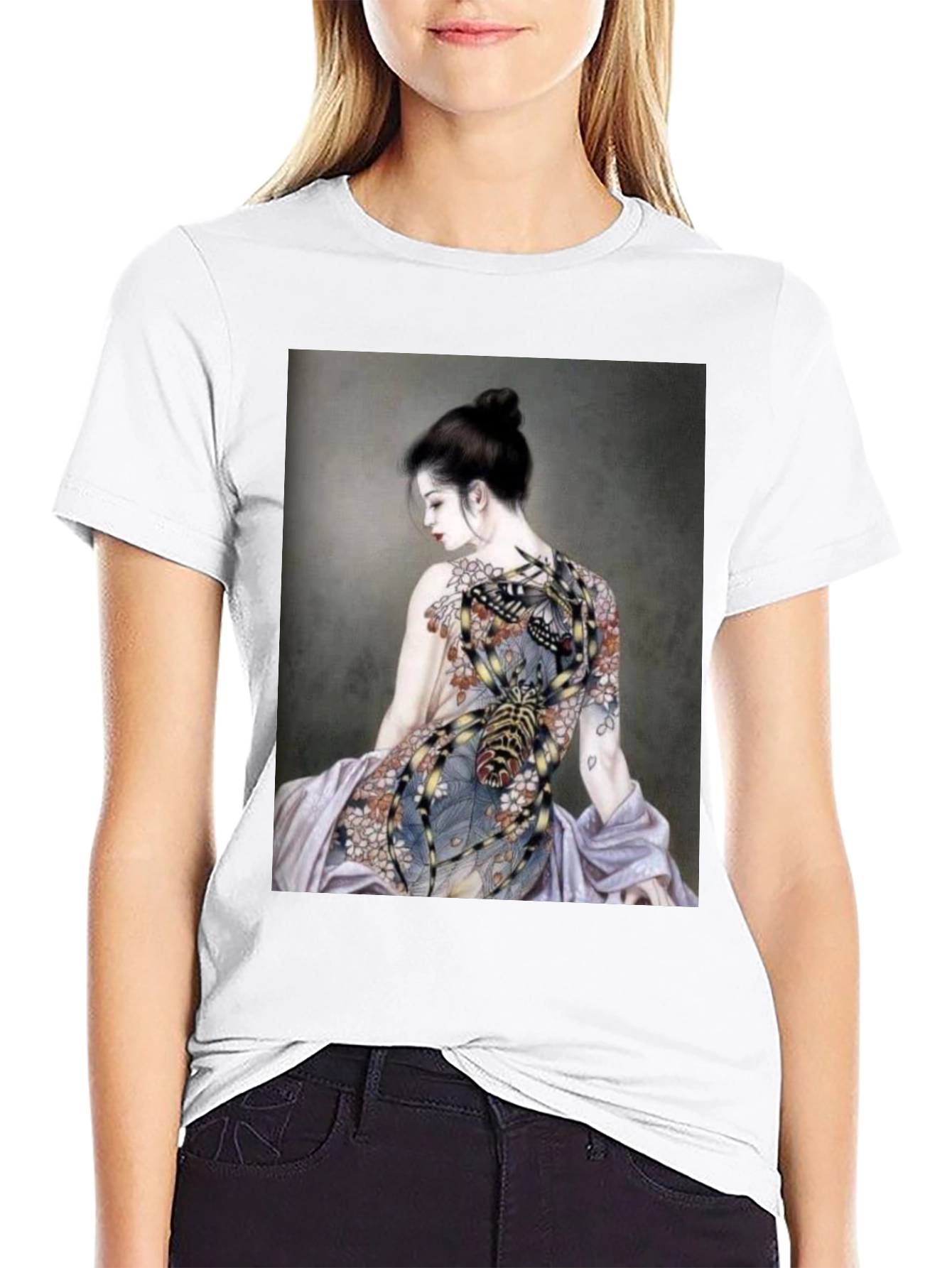 Spider Tattoo Black T-Shirt