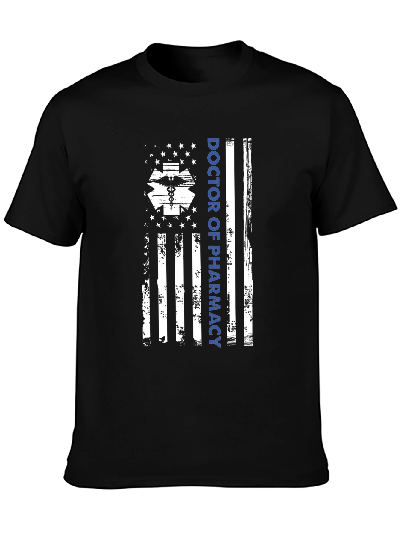 Doctor of Pharmacy American Flag Graphic T-Shirt