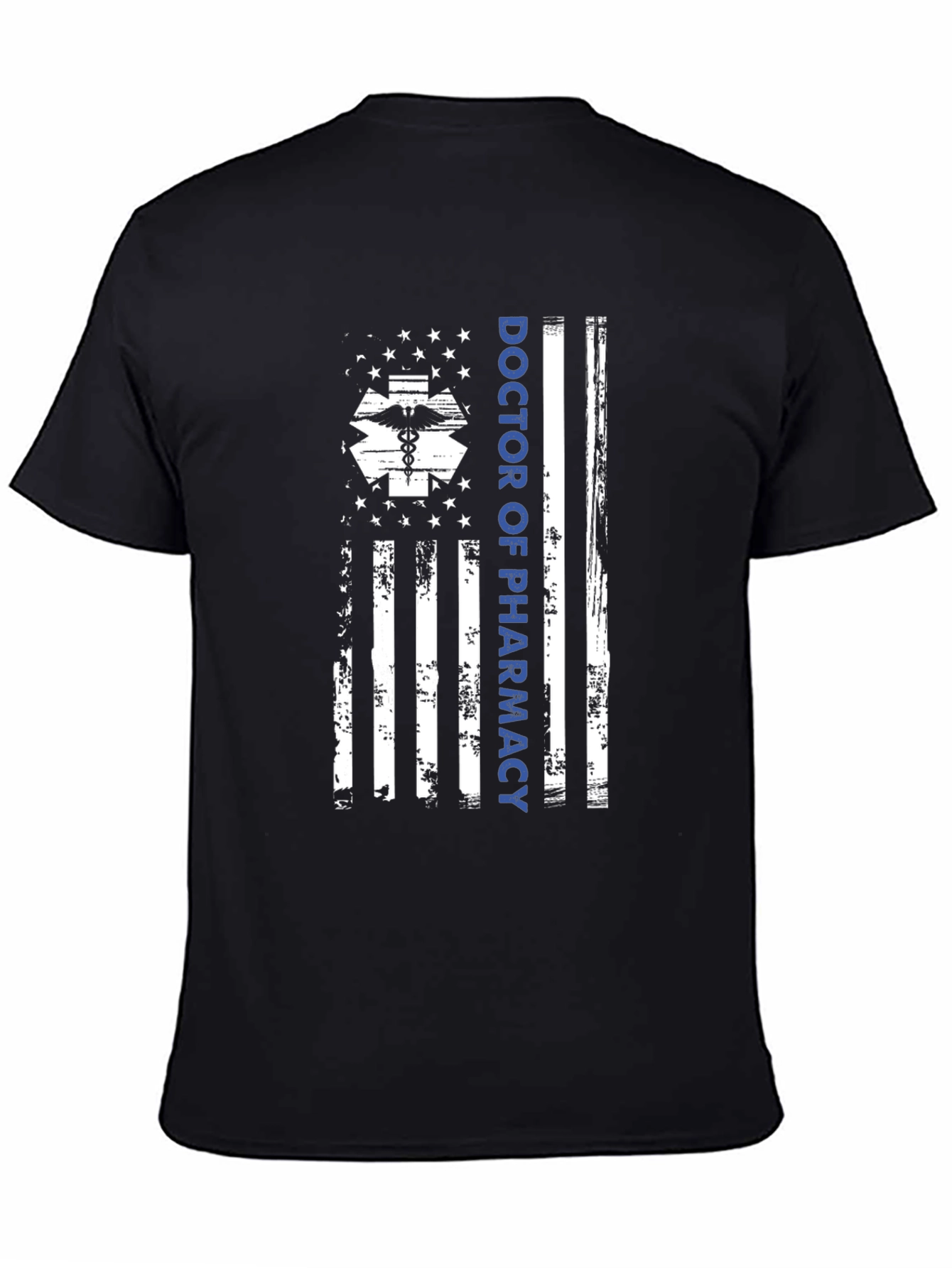 Doctor of Pharmacy American Flag Graphic T-Shirt