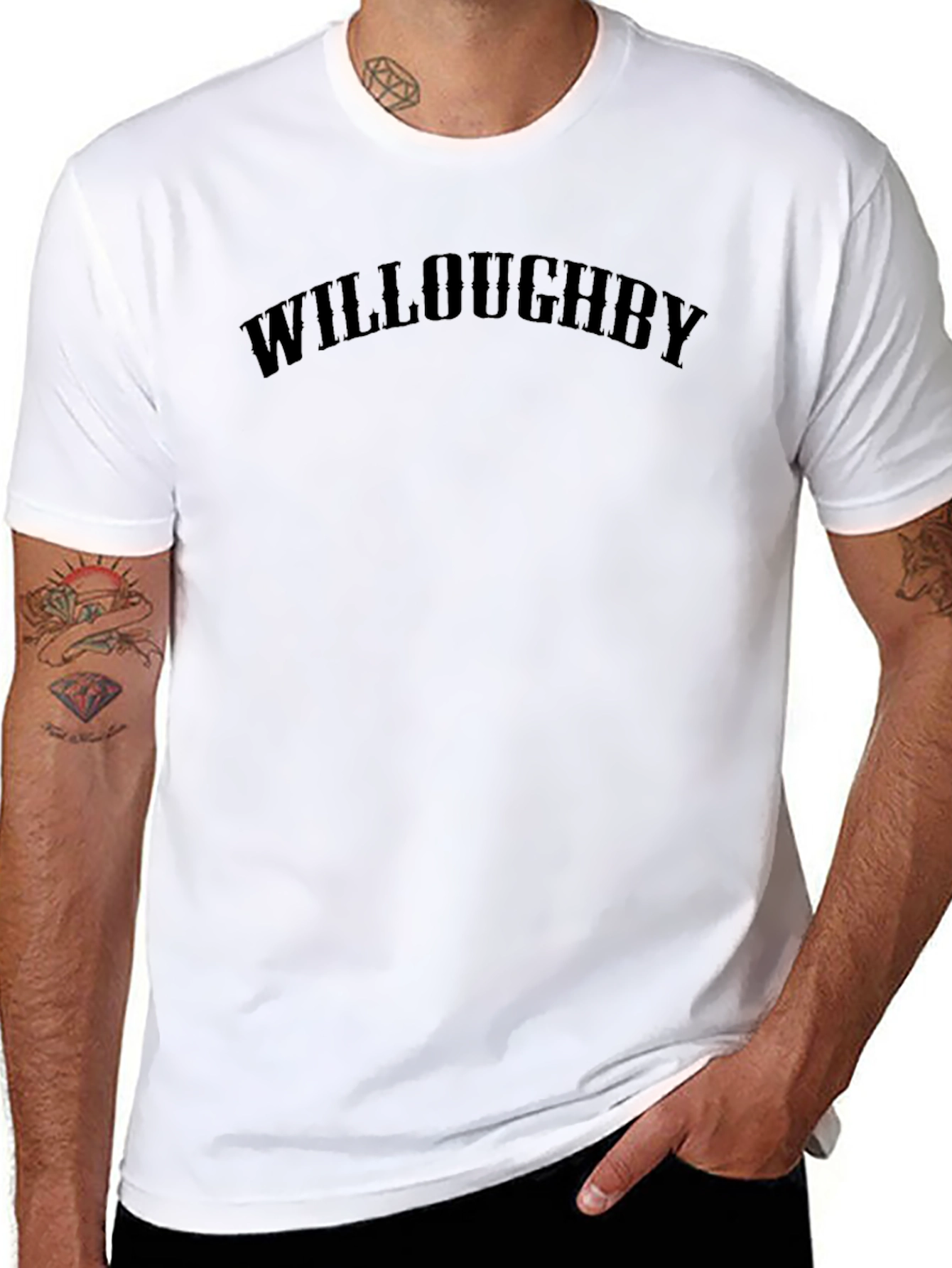 Willoughby Black T-Shirt - Classic Style