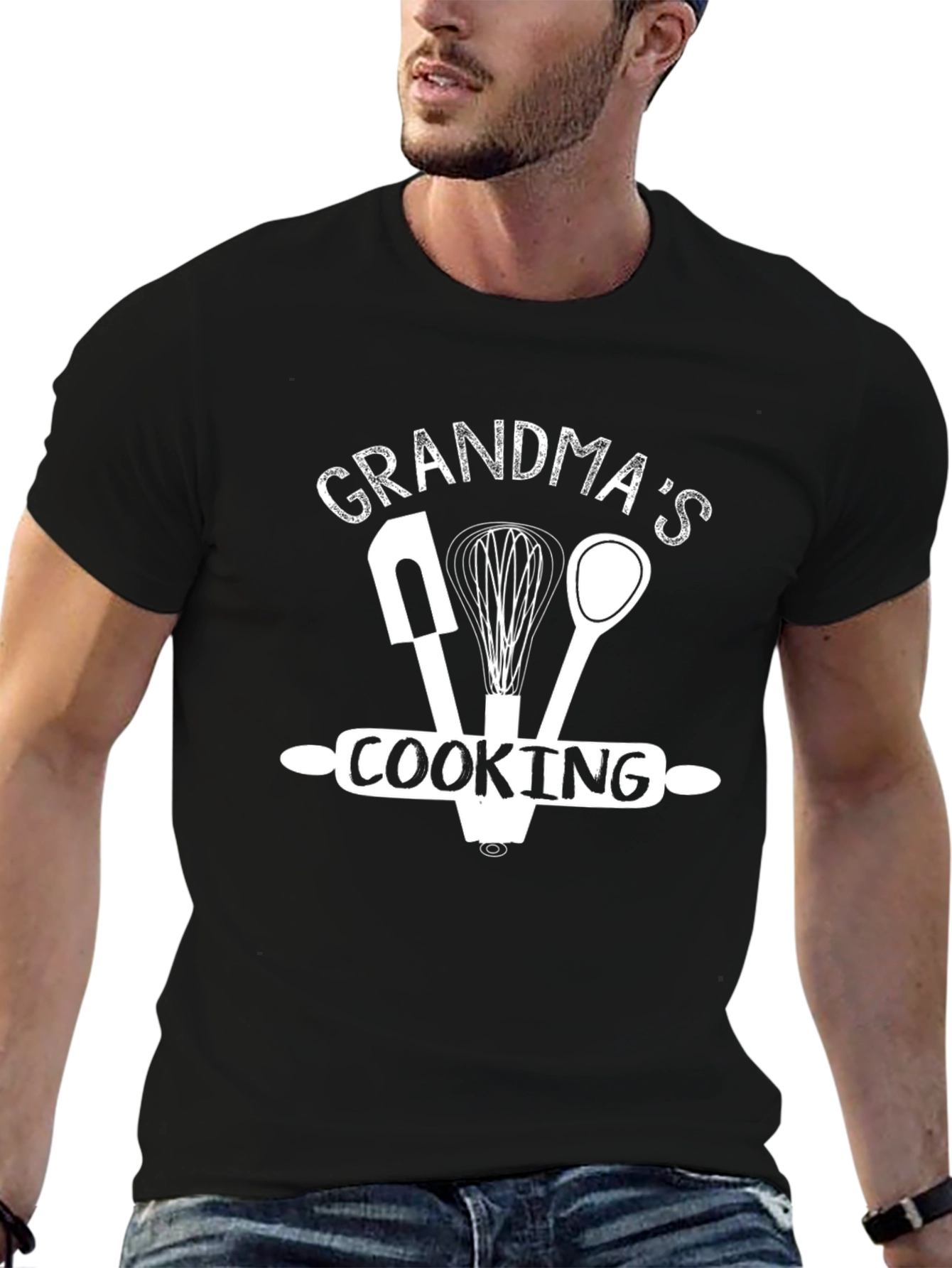 Grandmas Cooking T-Shirt - Black