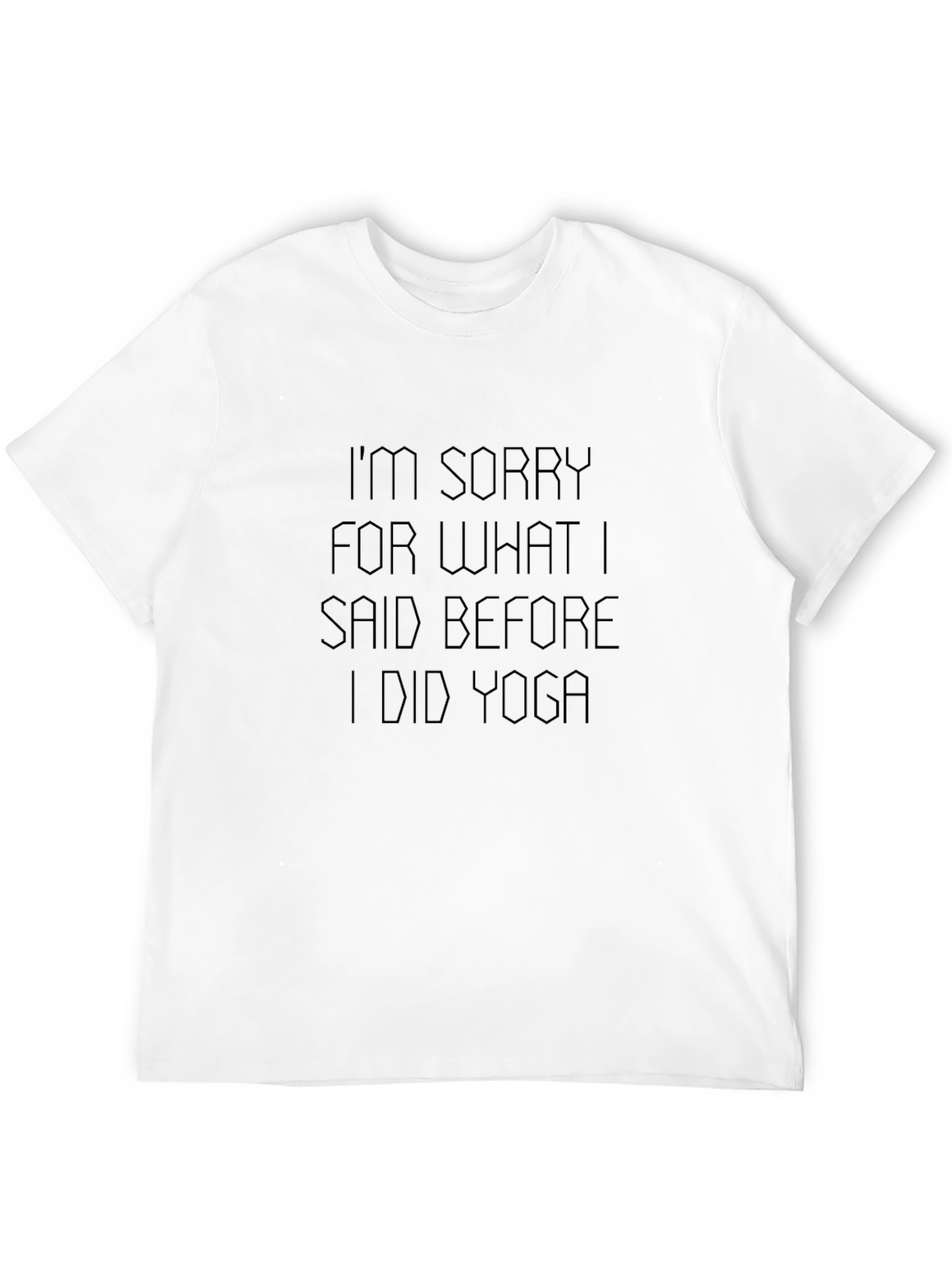 Yoga Apology T-Shirt - Funny Sarcastic Tee