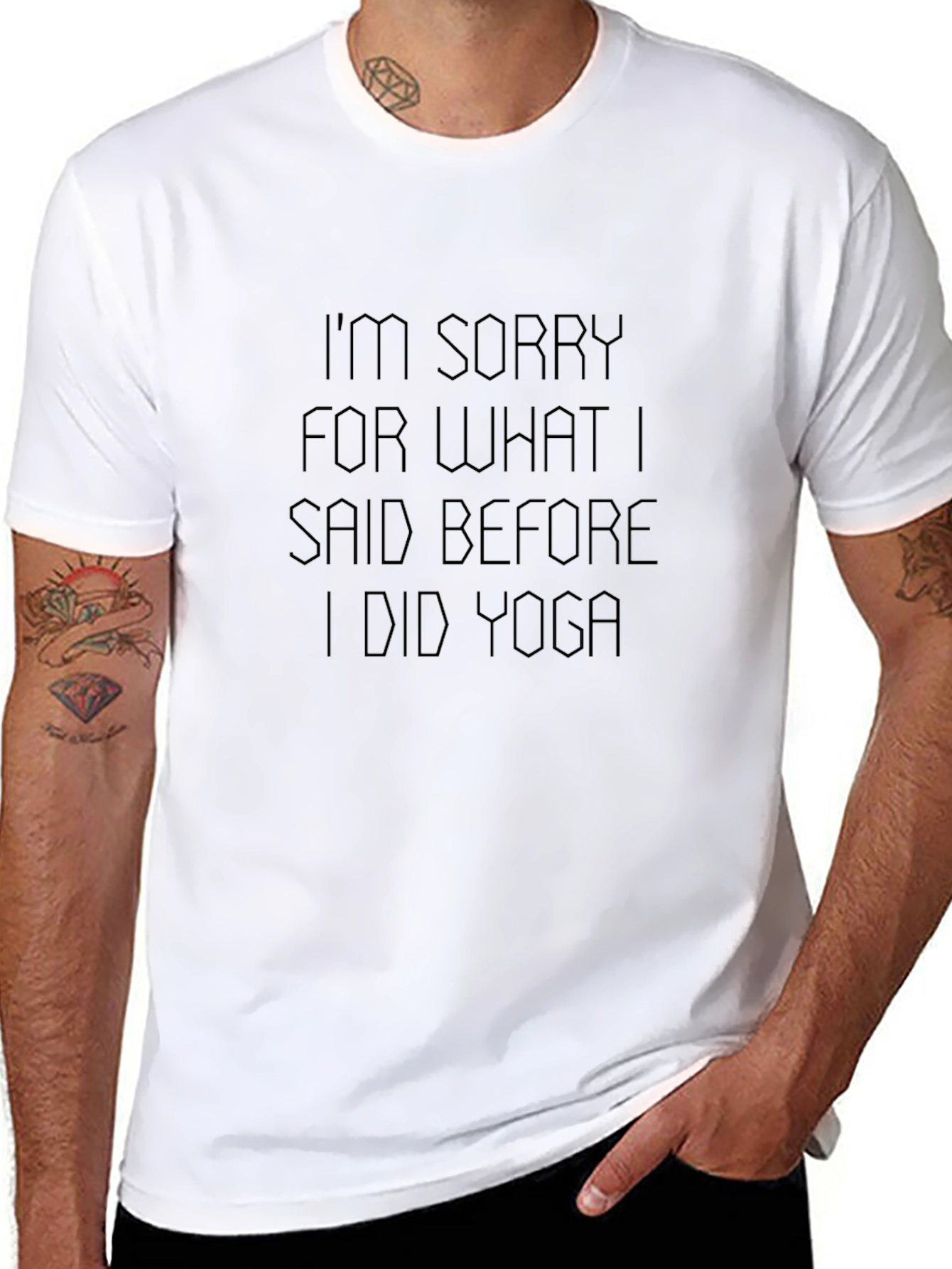 Yoga Apology T-Shirt - Funny Sarcastic Tee