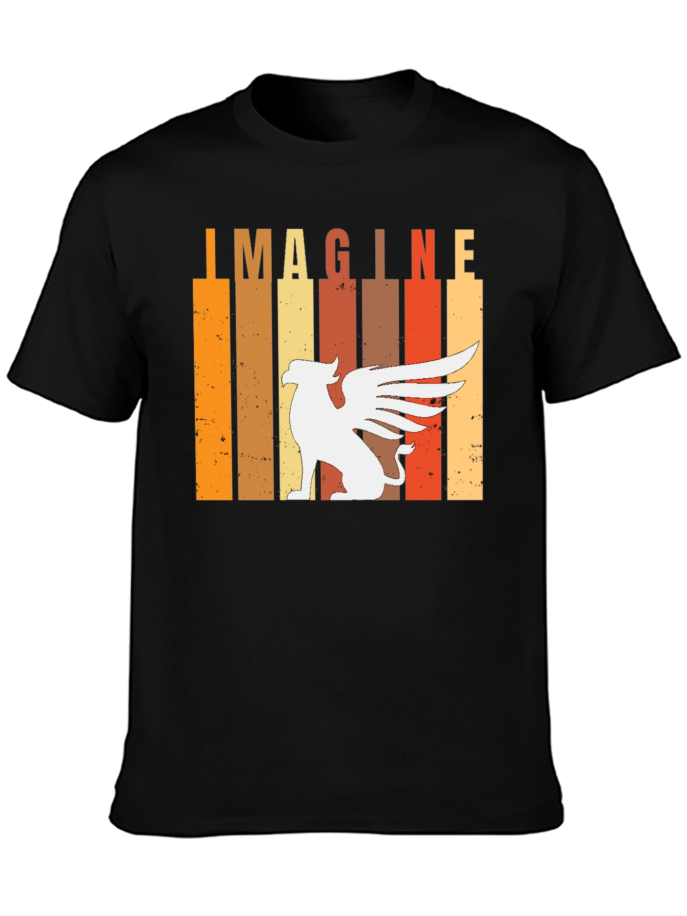 Imagine Griffin Graphic T-Shirt - Mens Black Tee