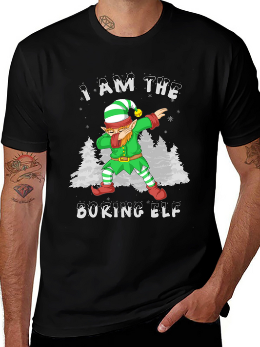 Dabbing Elf Christmas T-Shirt - I AM THE DOKING ELF