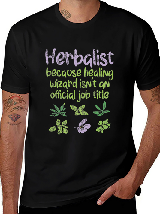 Herbalist Healing Wizard Funny T-Shirt