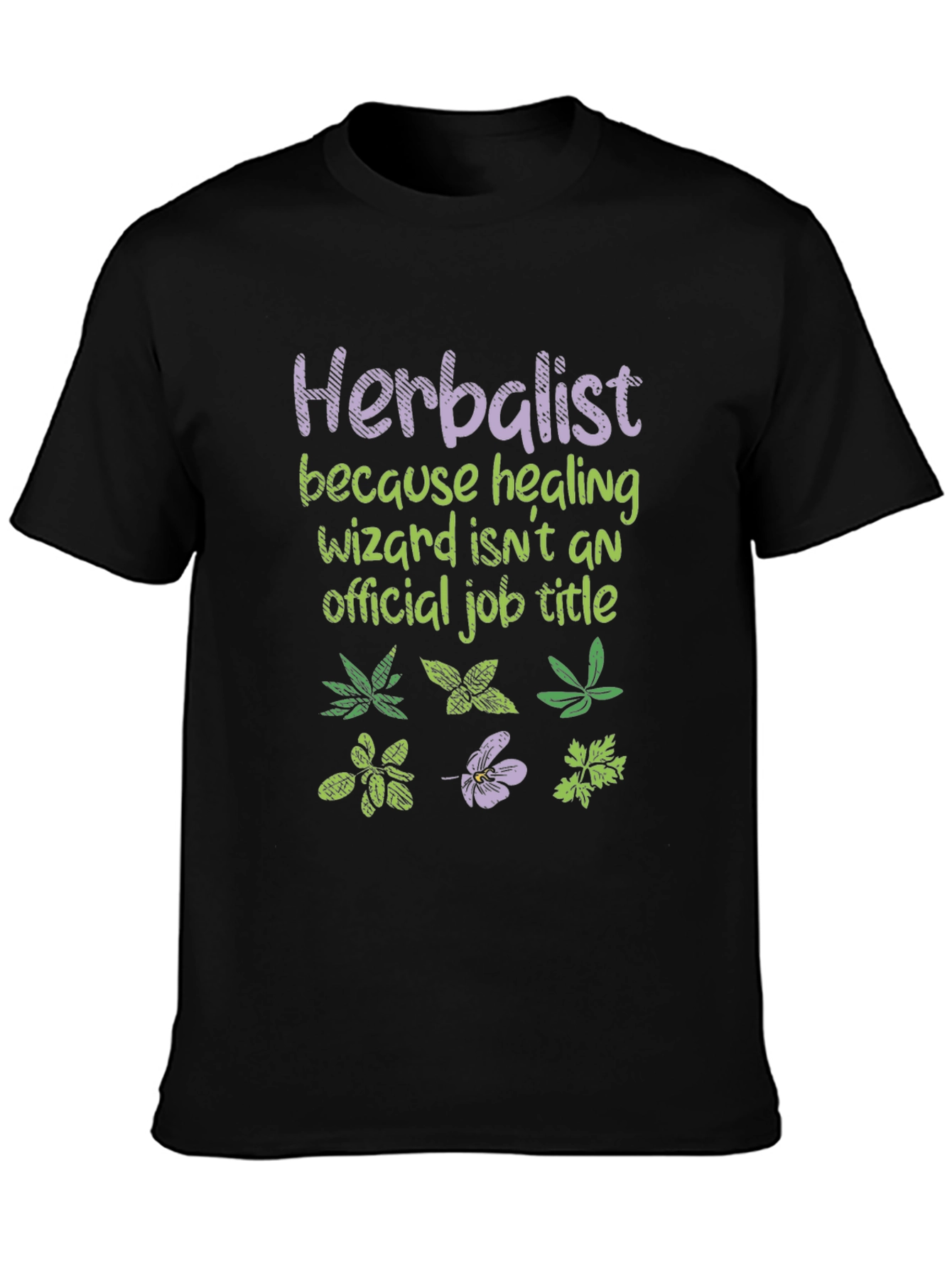Herbalist Healing Wizard Funny T-Shirt