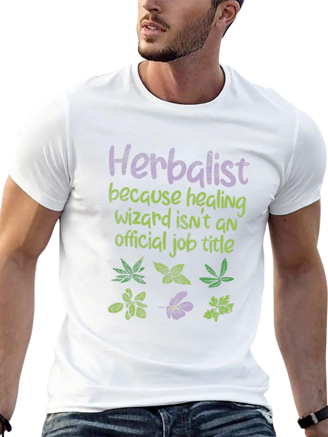 Herbalist Healing Wizard Funny T-Shirt