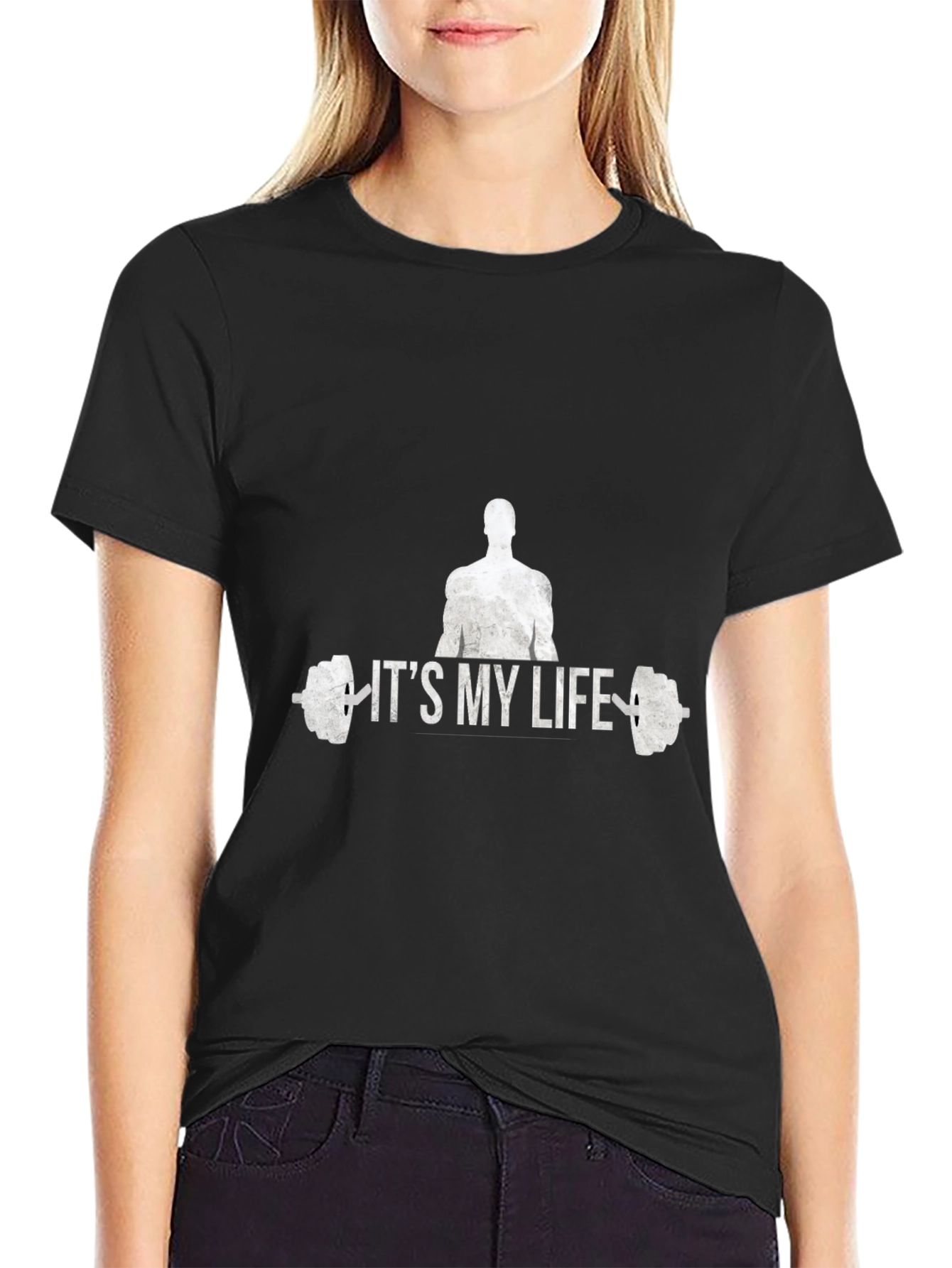 Its My Life Gym T-Shirt Black