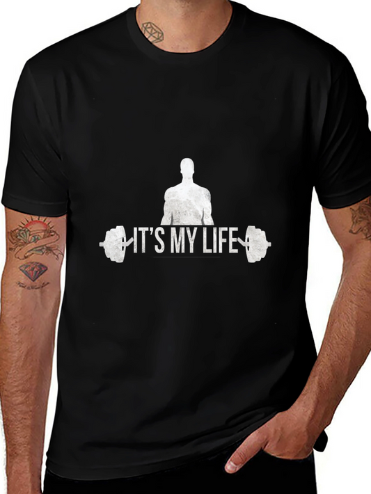 Its My Life Gym T-Shirt Black