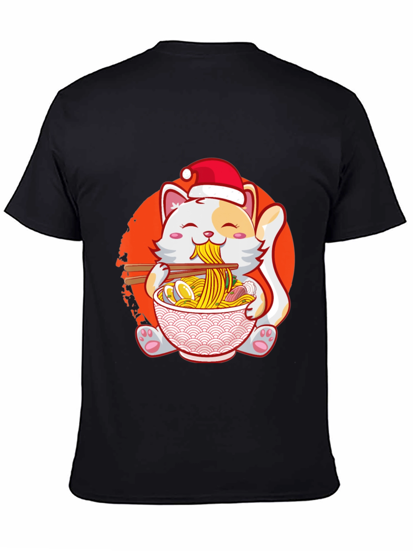Ramen Cat Christmas T-Shirt