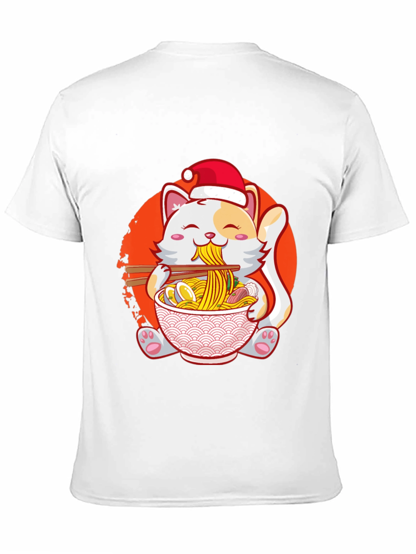 Ramen Cat Christmas T-Shirt