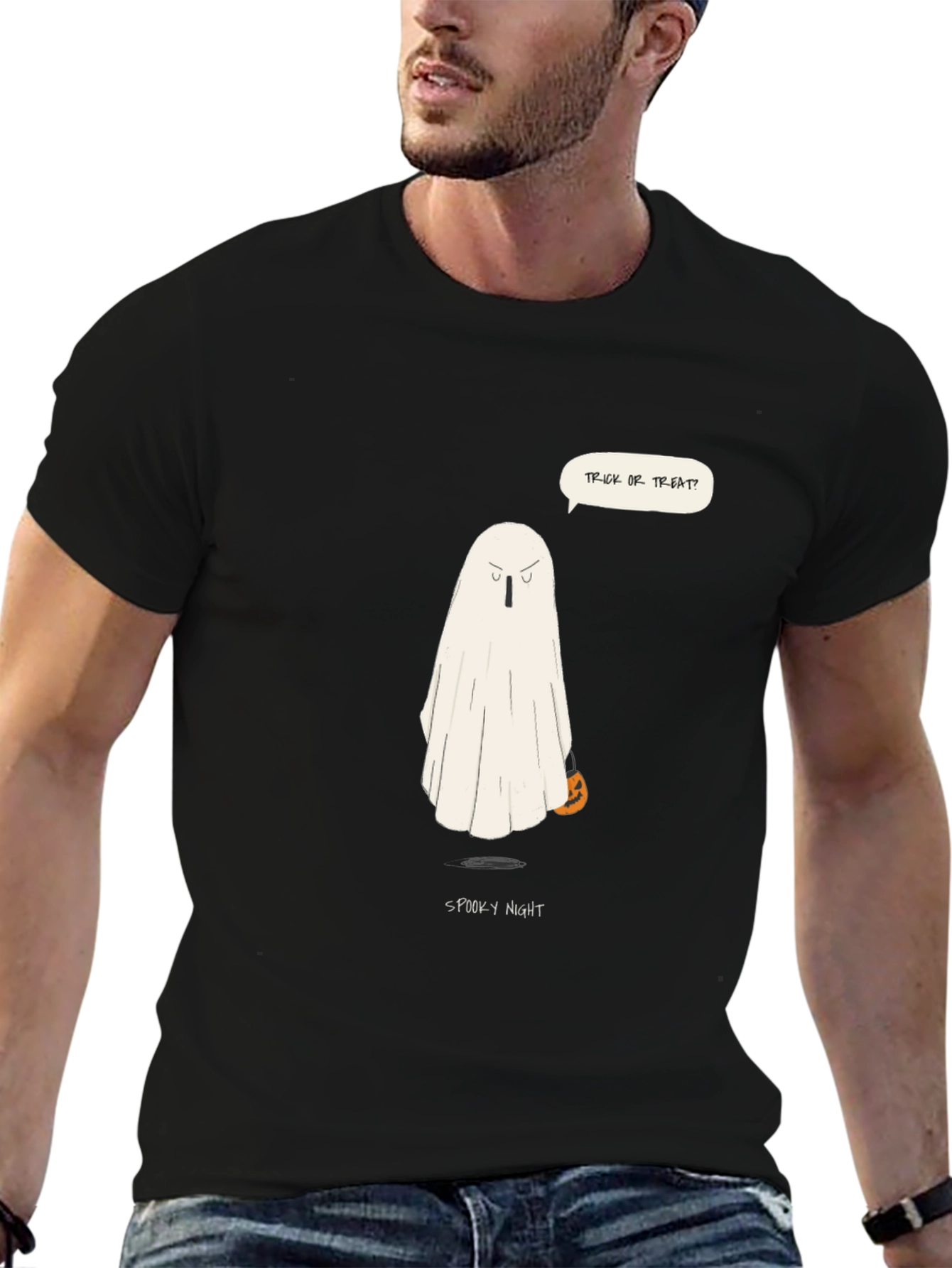 Spooky Night Halloween Ghost T-Shirt