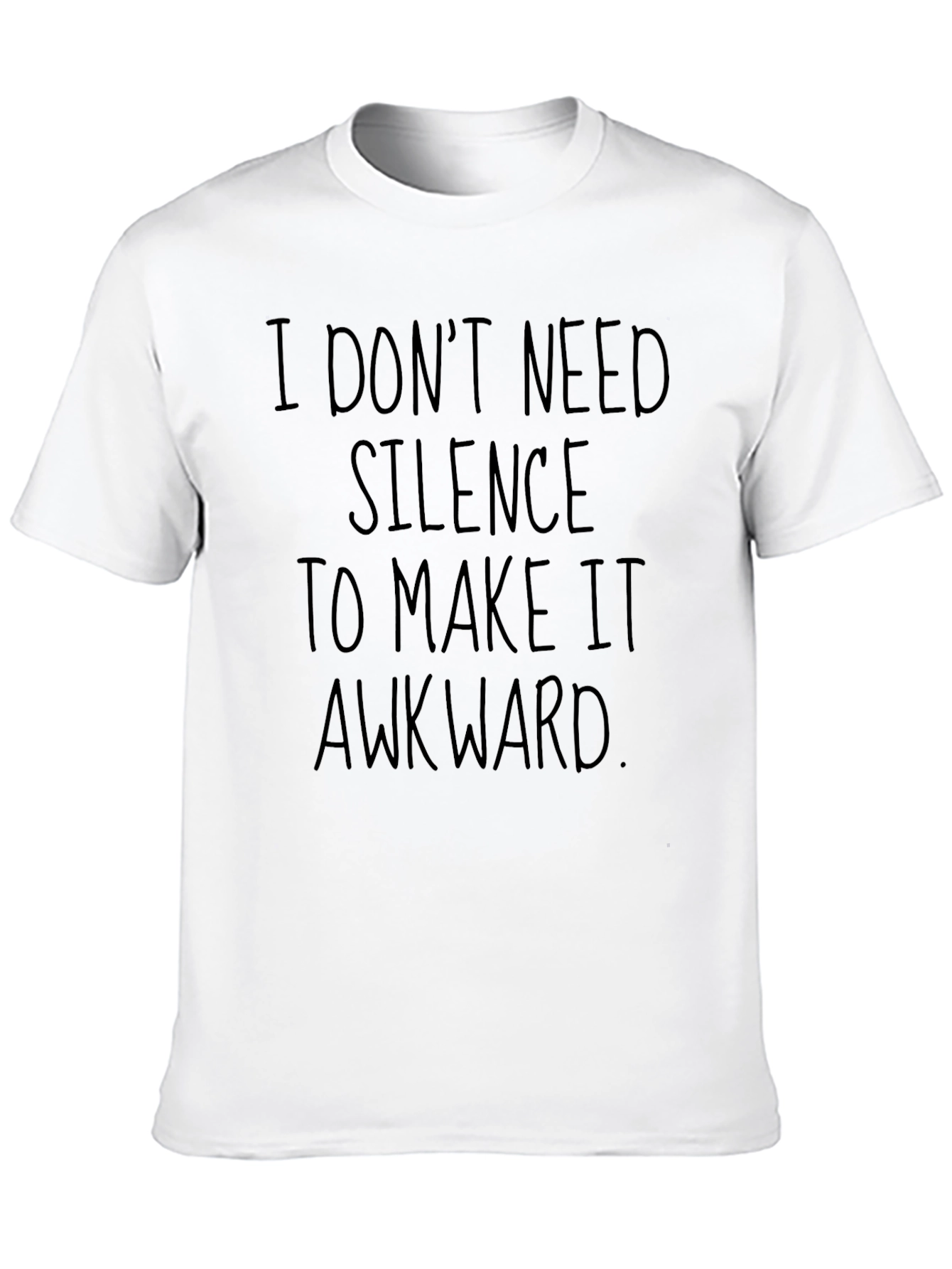 Awkward Humor Graphic Tee - Black
