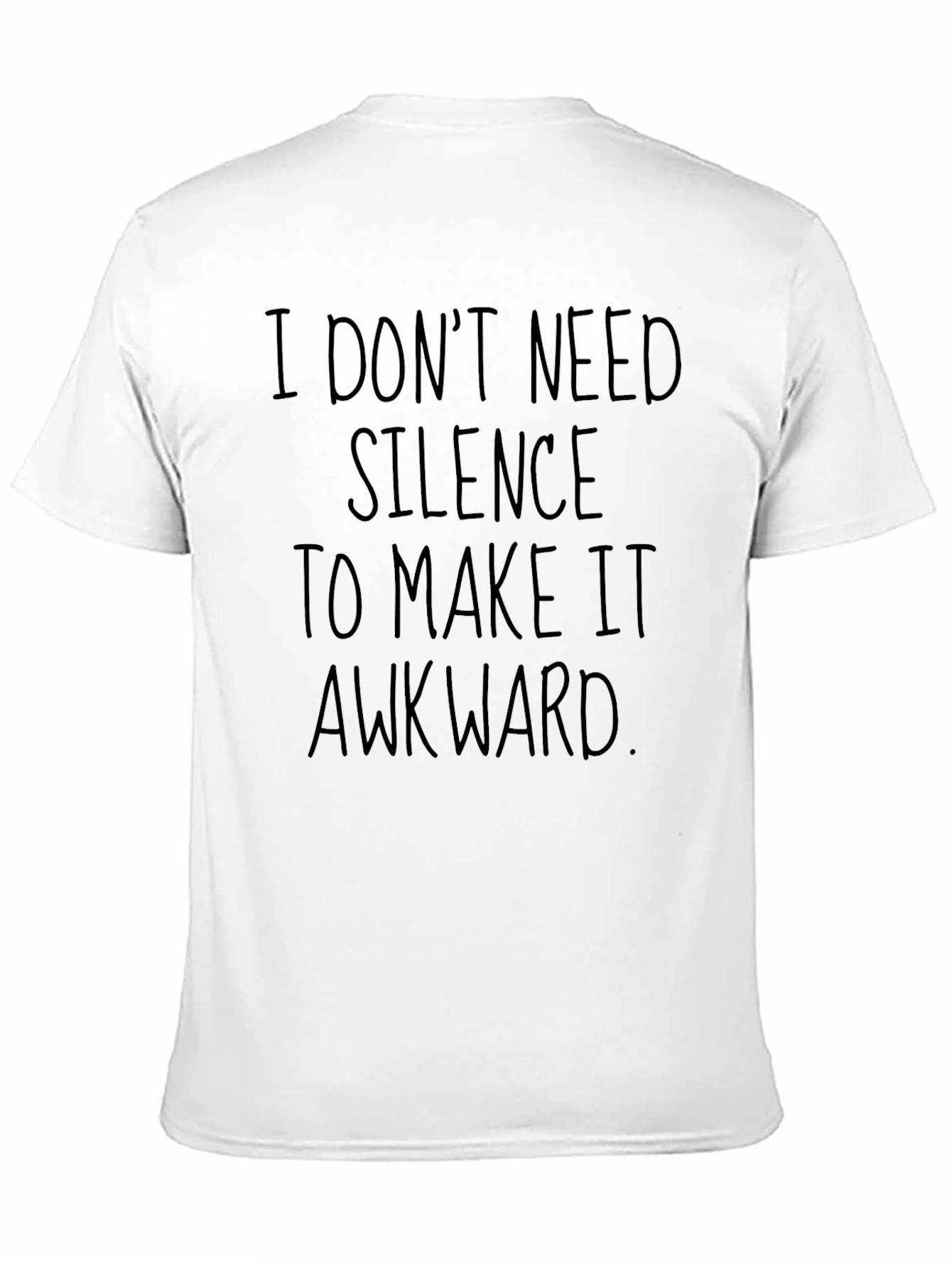 Awkward Humor Graphic Tee - Black