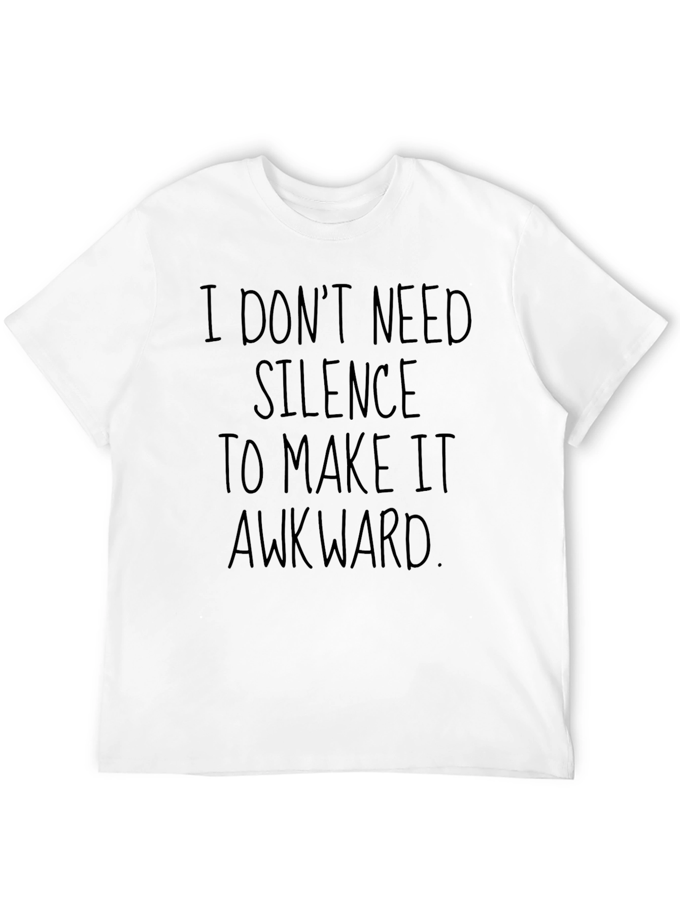 Awkward Humor Graphic Tee - Black