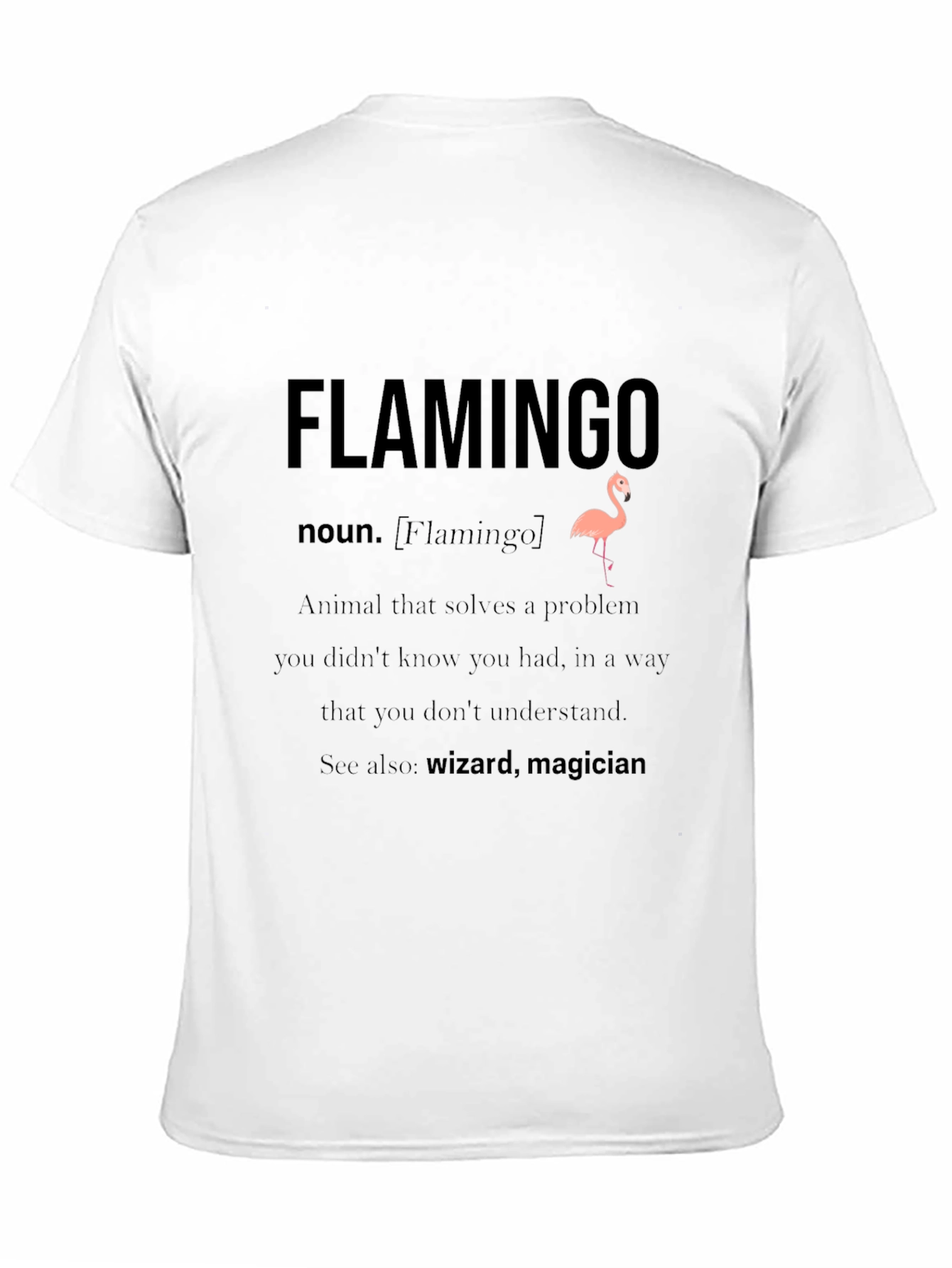 Flamingo Definition Graphic T-Shirt
