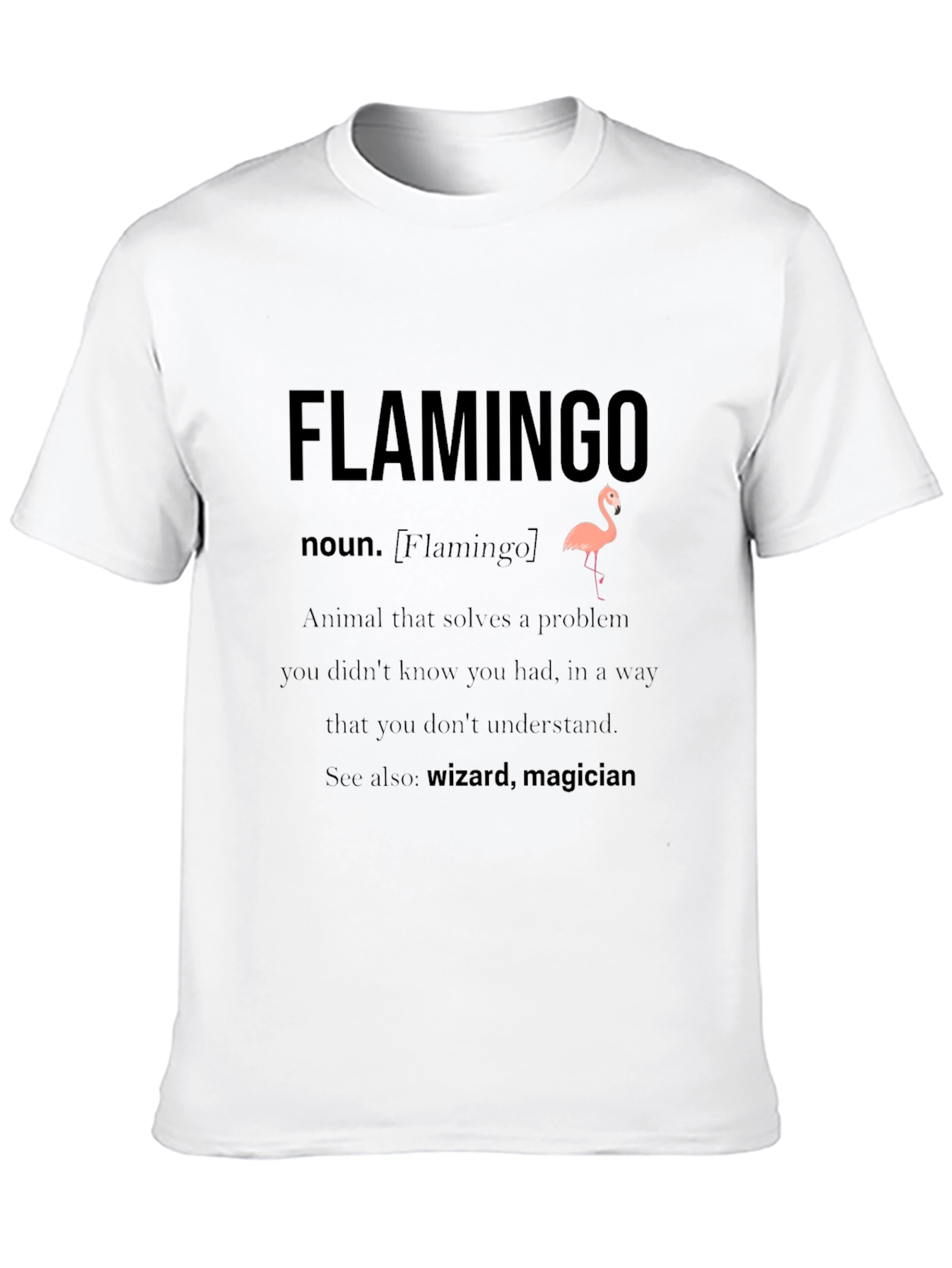 Flamingo Definition Graphic T-Shirt