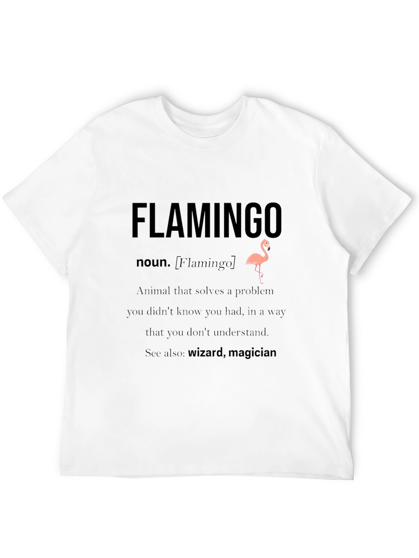 Flamingo Definition Graphic T-Shirt
