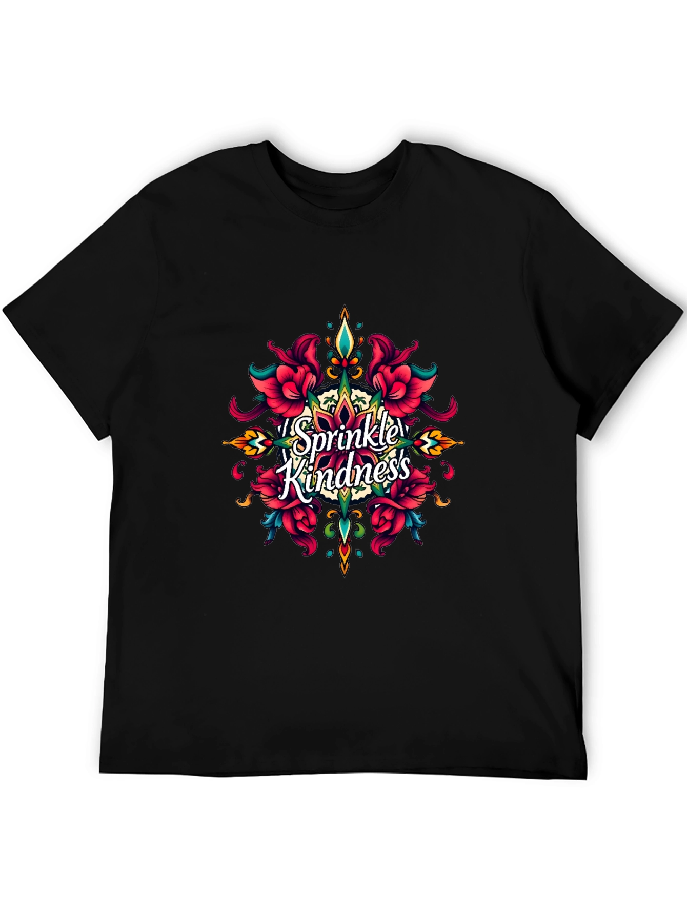 Sprinkle Kindness Black T-Shirt