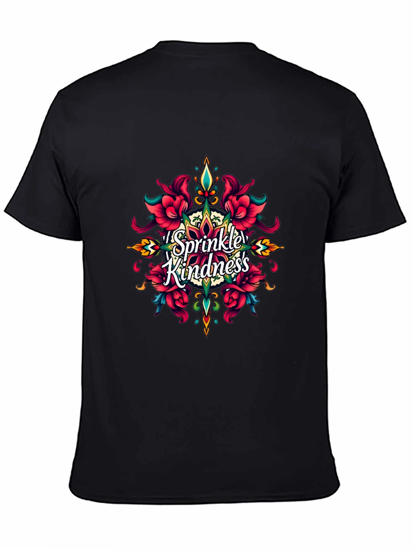 Sprinkle Kindness Black T-Shirt