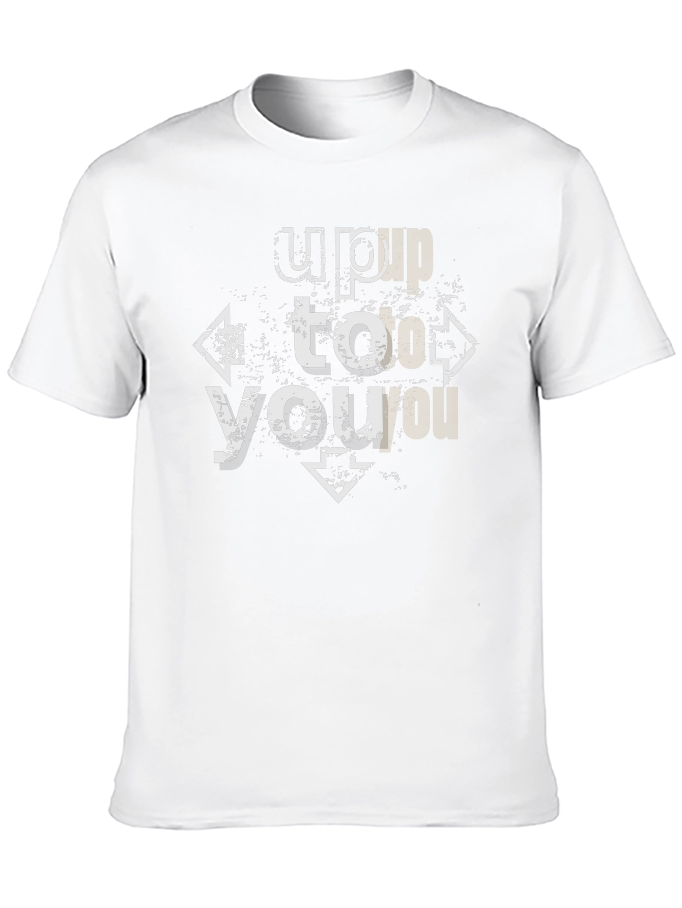 Up to You Graphic Black T-Shirt