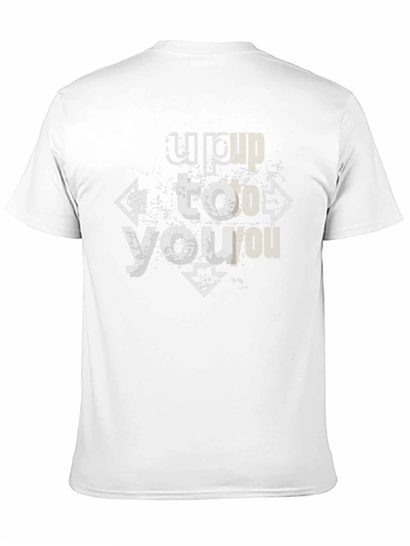 Up to You Graphic Black T-Shirt