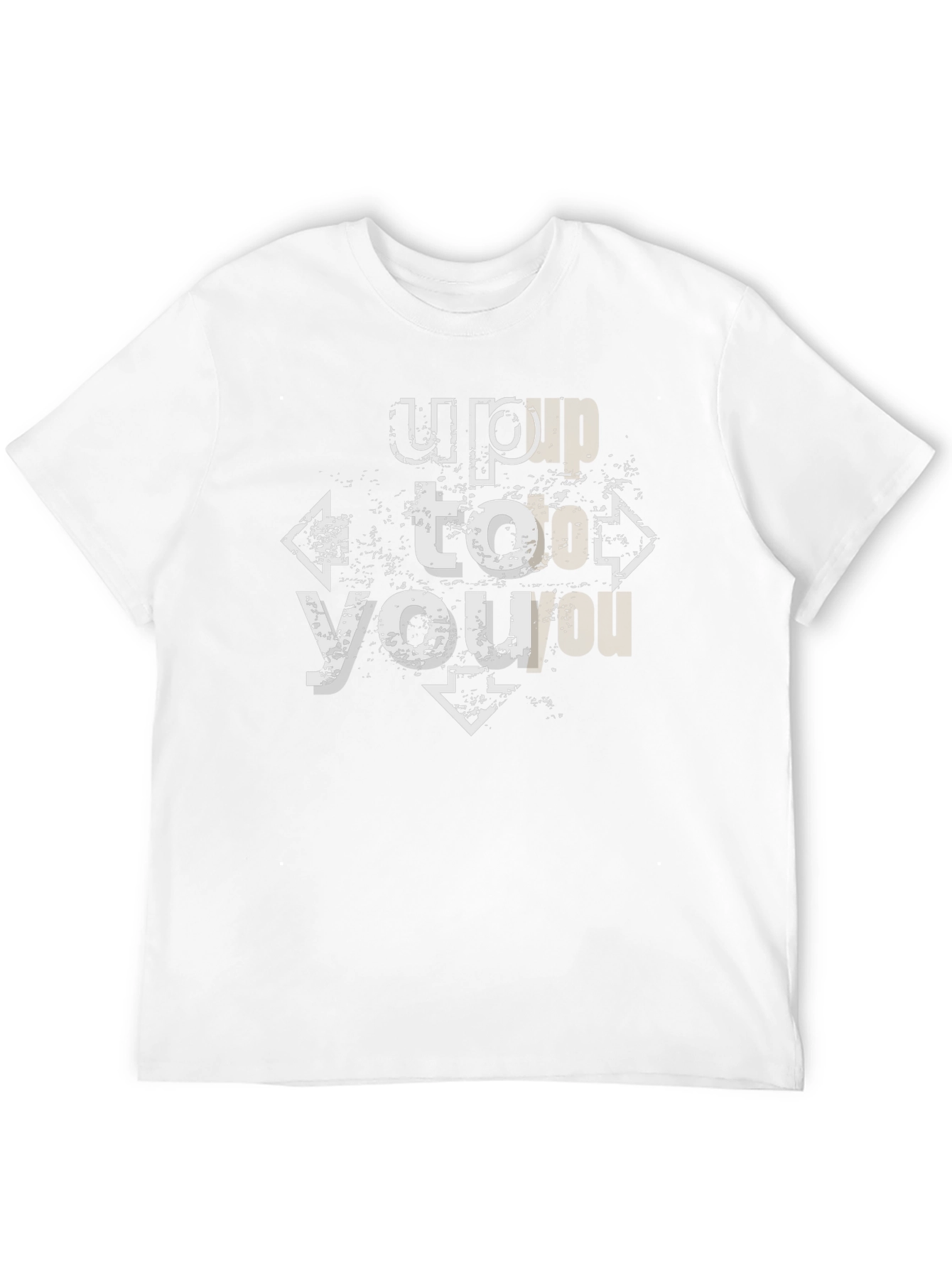 Up to You Graphic Black T-Shirt
