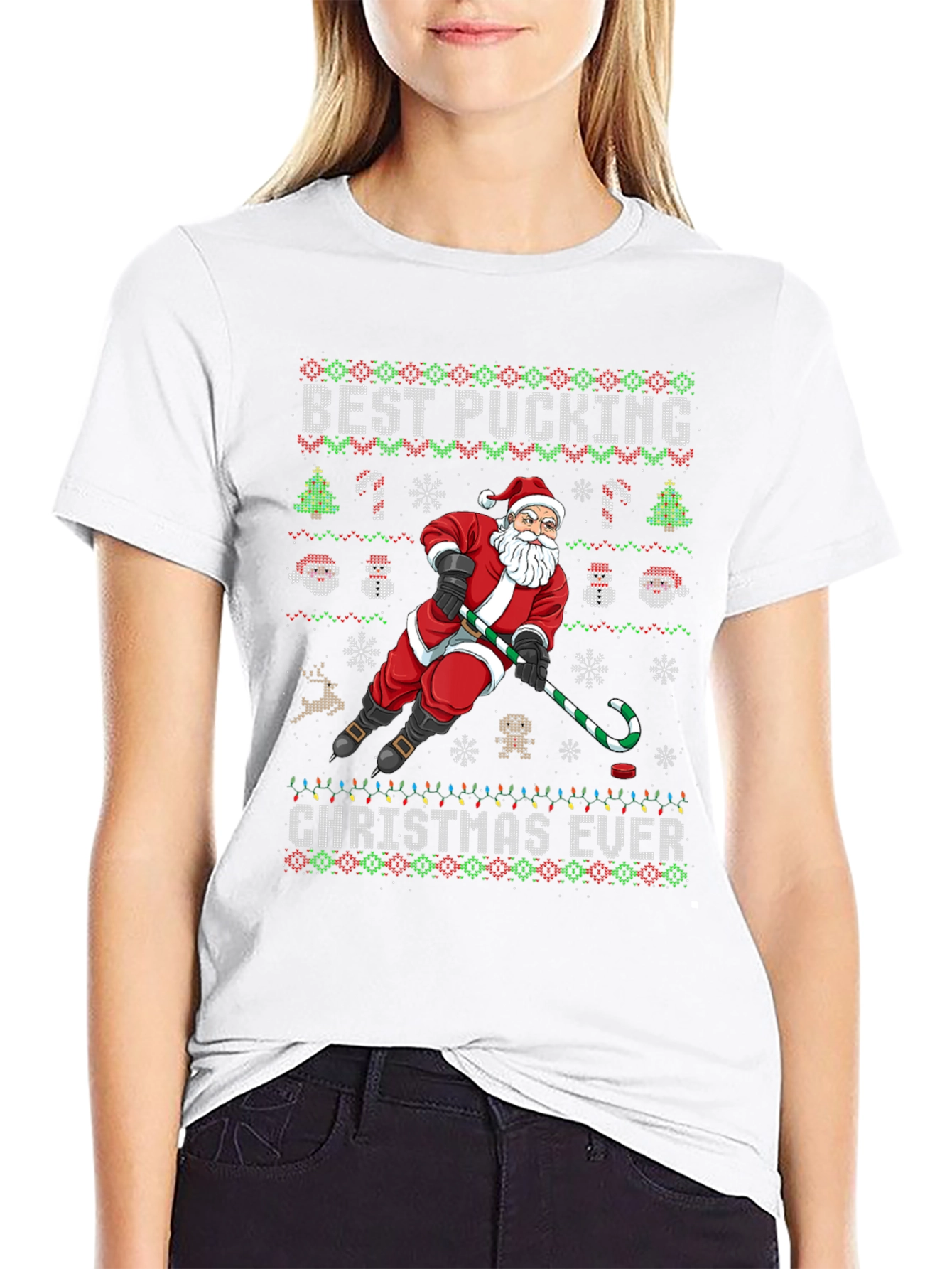 Best Pucking Christmas Ever T-Shirt