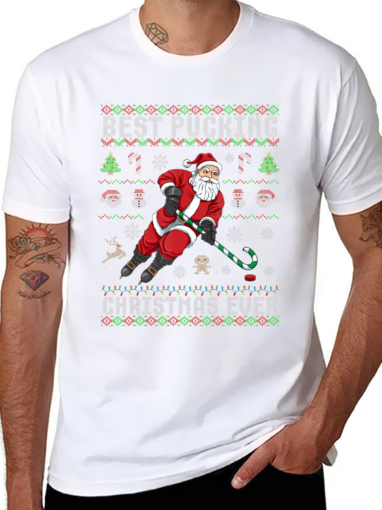 Best Pucking Christmas Ever T-Shirt