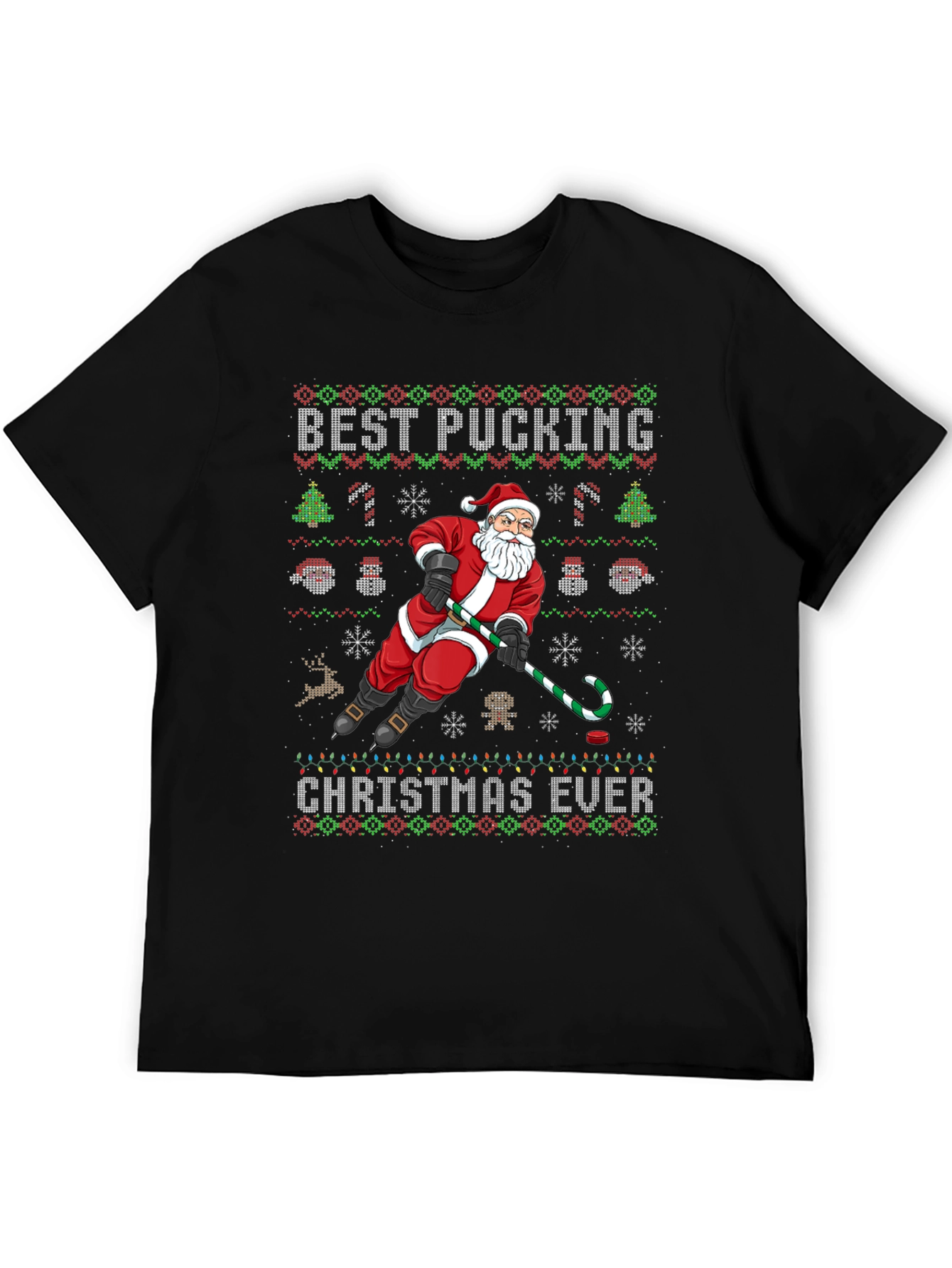 Best Pucking Christmas Ever T-Shirt