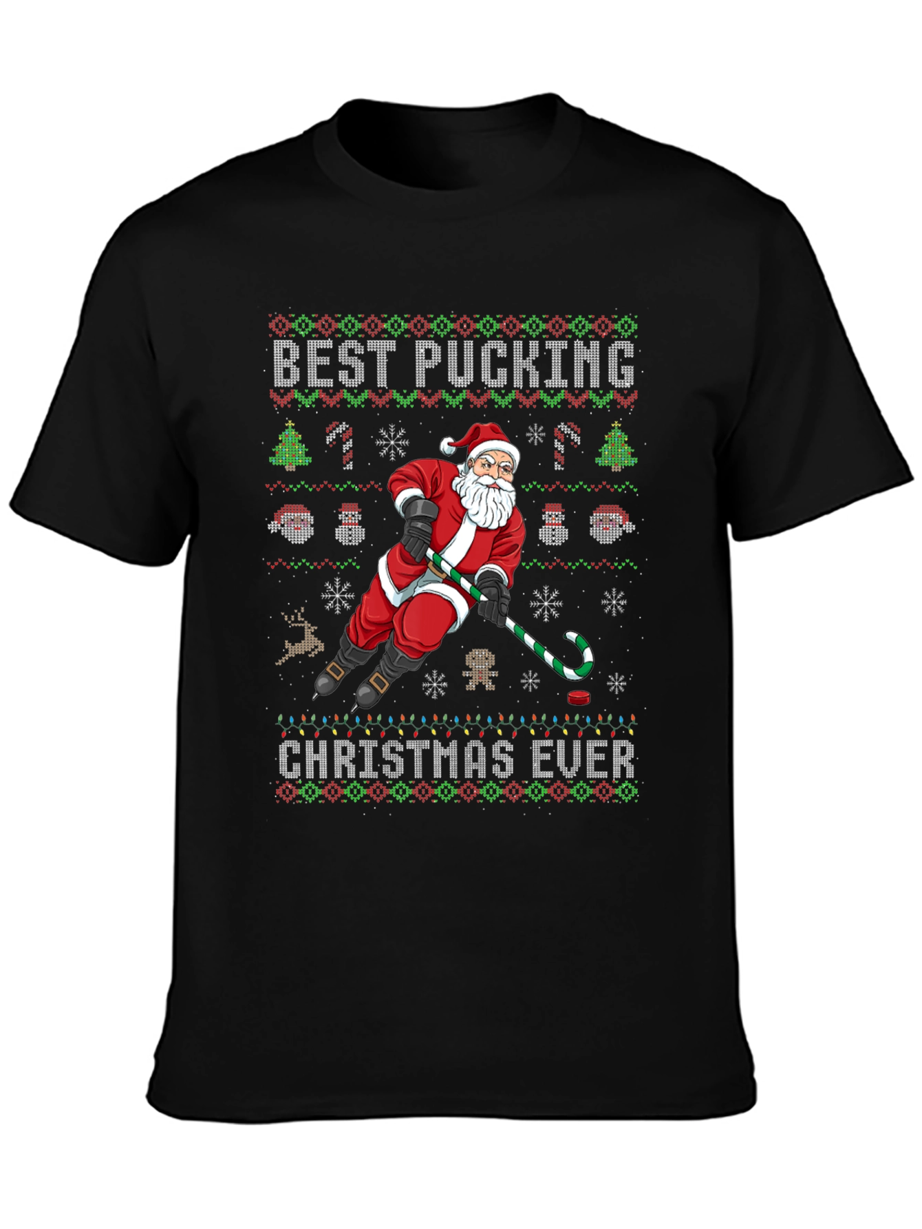 Best Pucking Christmas Ever T-Shirt