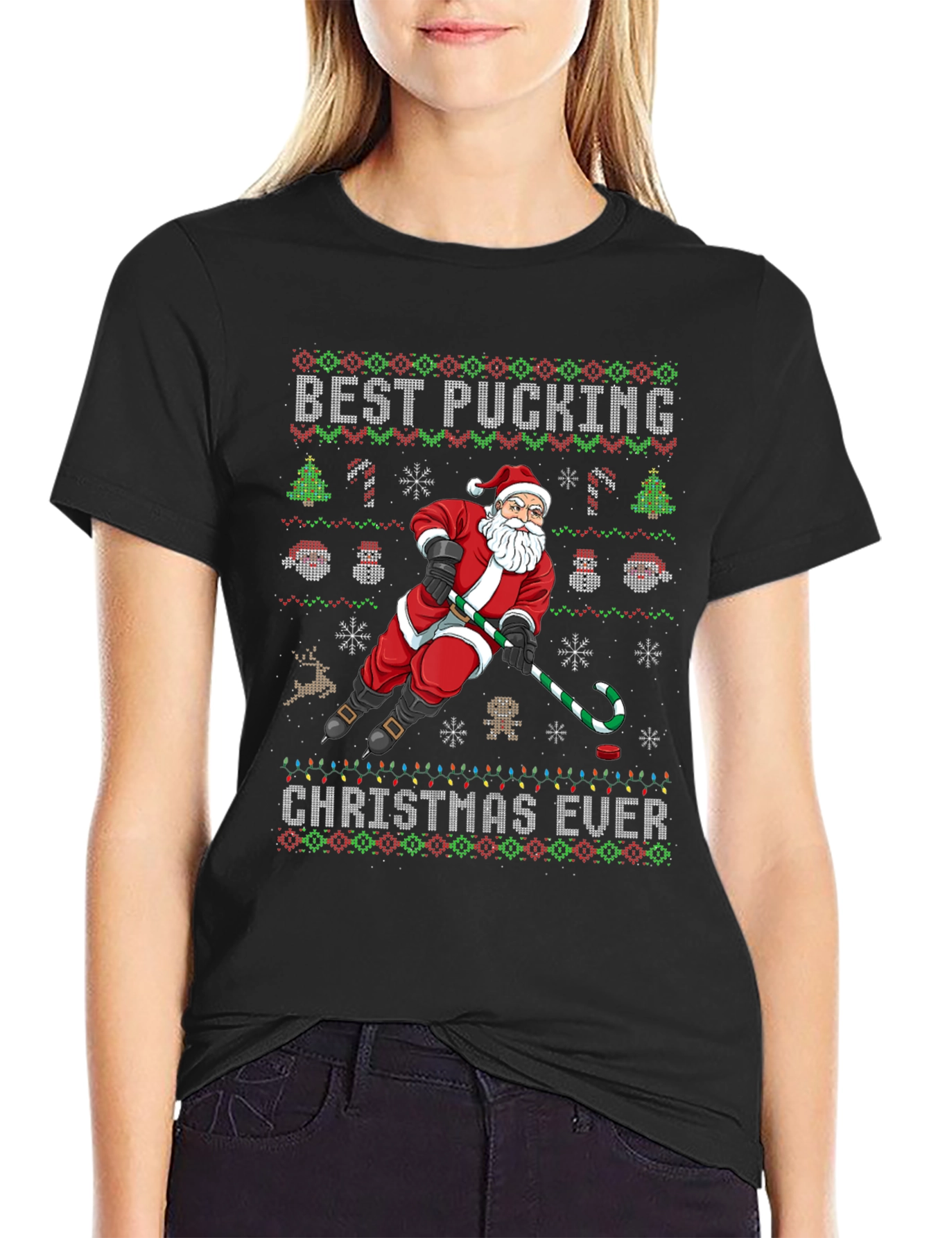 Best Pucking Christmas Ever T-Shirt