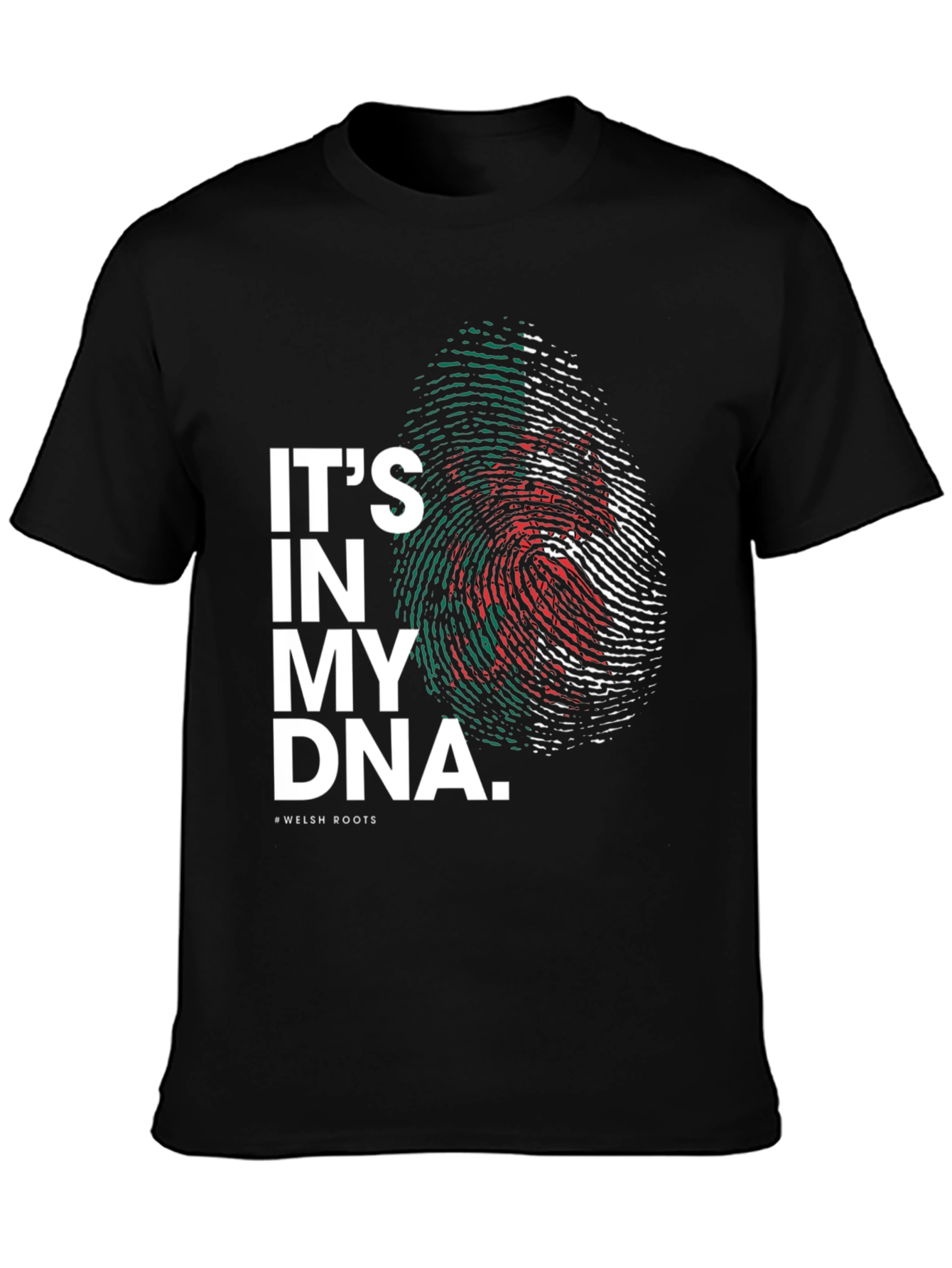 Welsh Roots DNA Flag T-Shirt