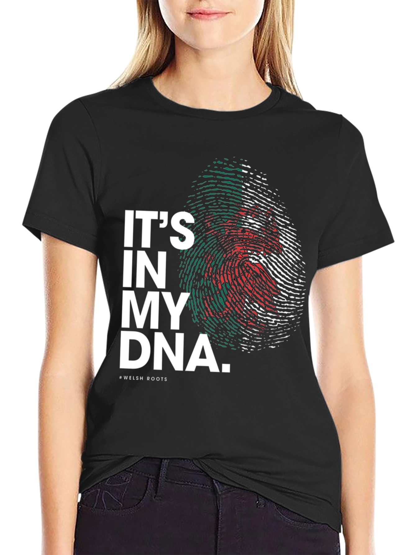 Welsh Roots DNA Flag T-Shirt