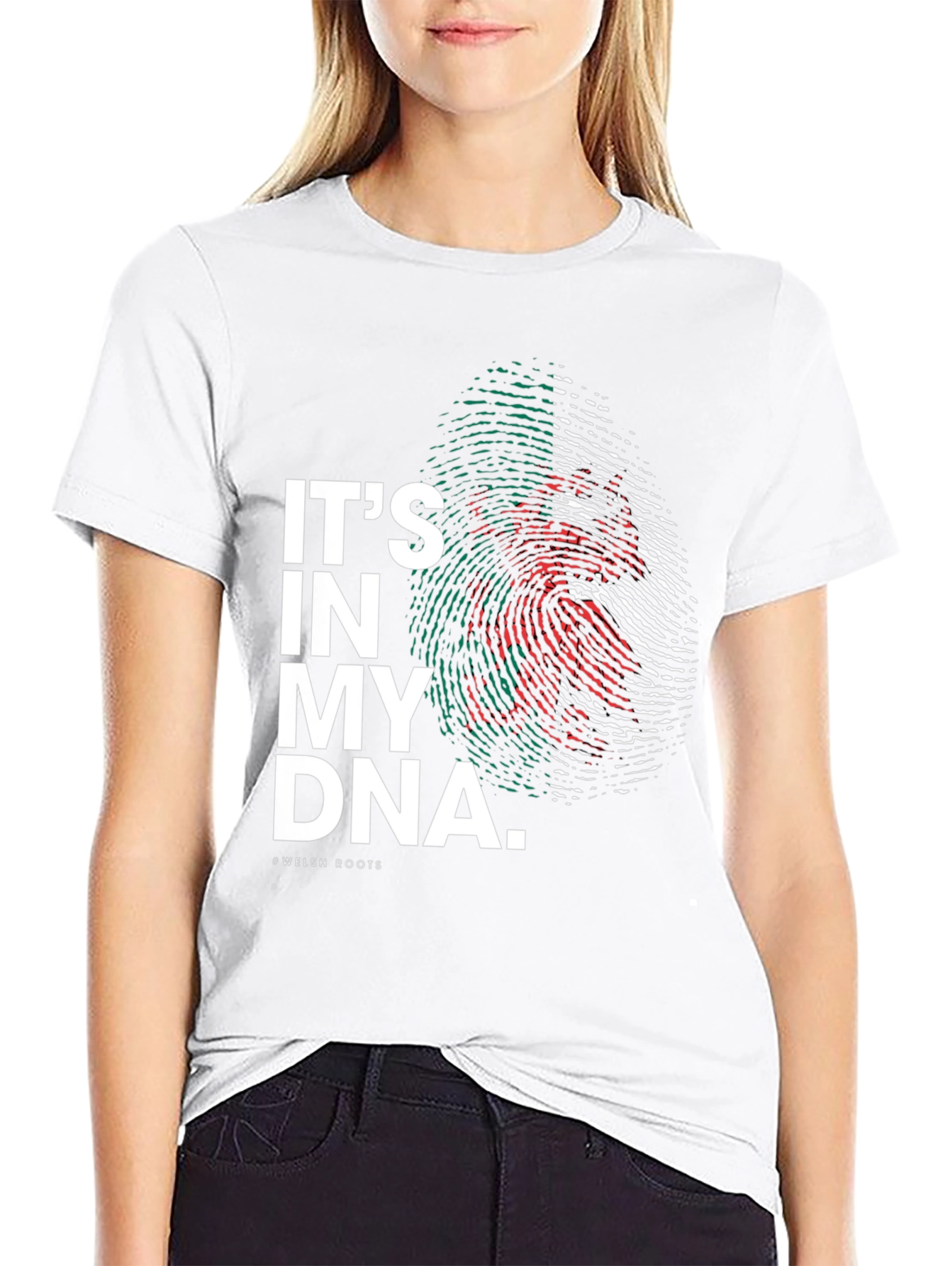Welsh Roots DNA Flag T-Shirt
