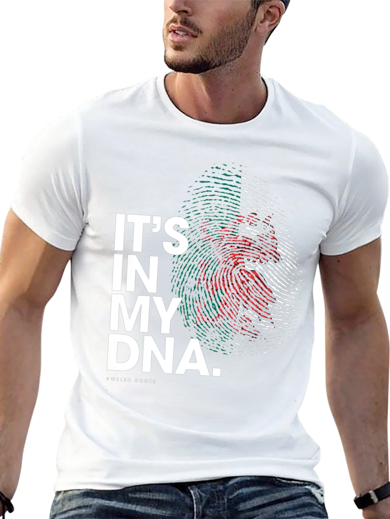 Welsh Roots DNA Flag T-Shirt