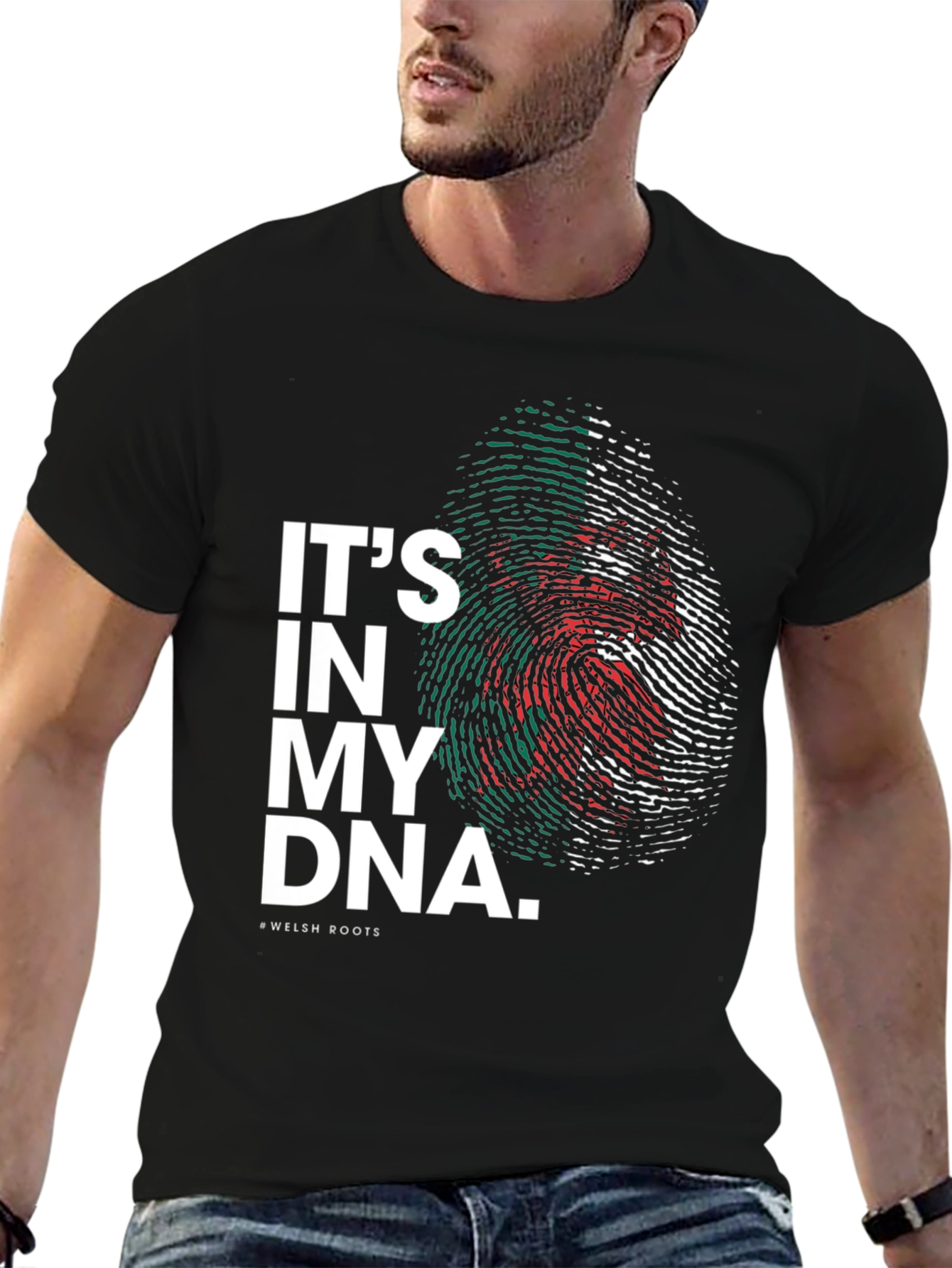 Welsh Roots DNA Flag T-Shirt
