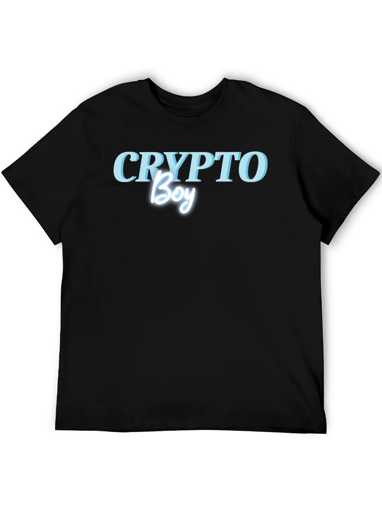 Crypto Boy Graphic T-Shirt - Trendy Mens Tee
