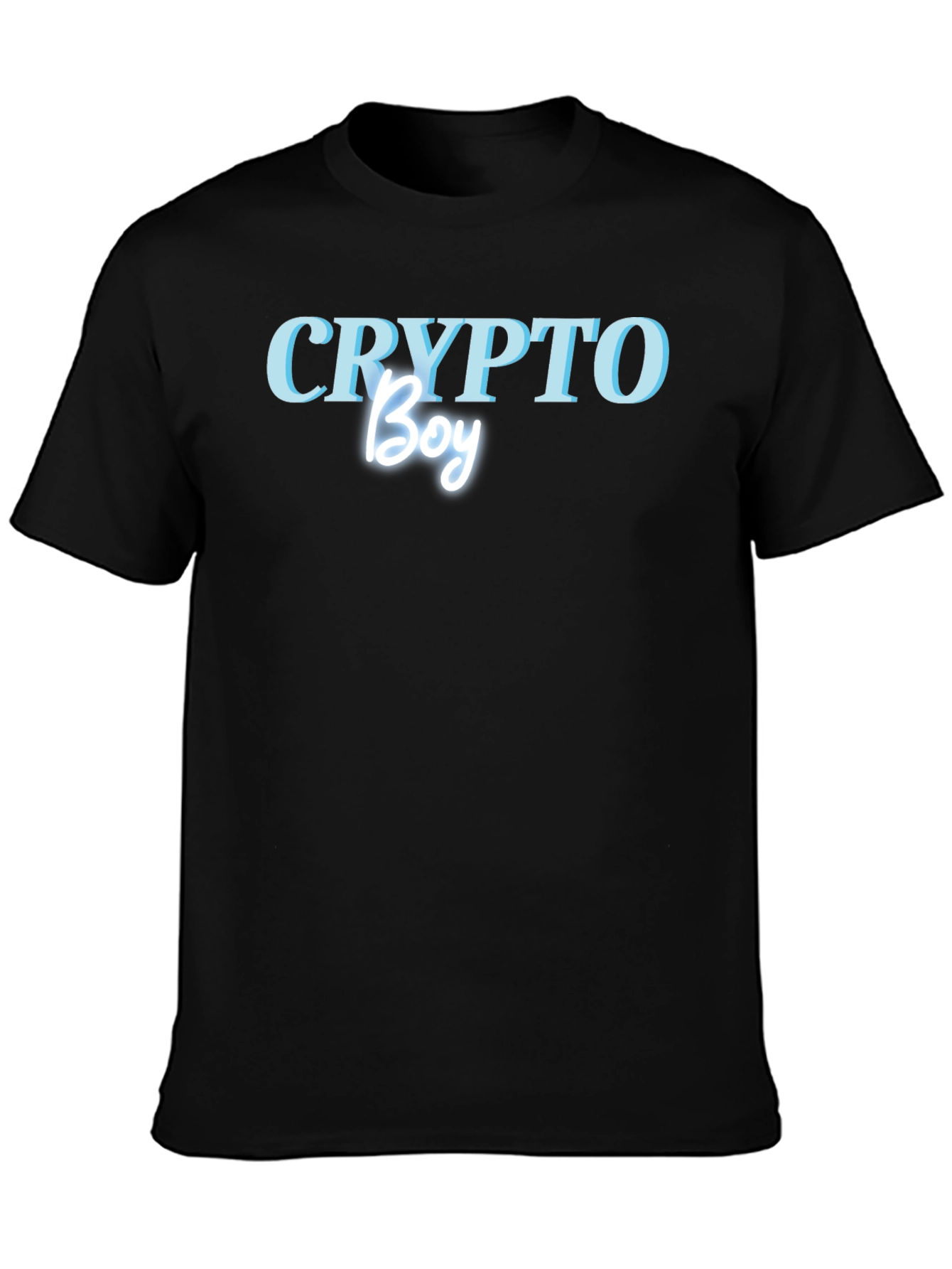 Crypto Boy Graphic T-Shirt - Trendy Mens Tee