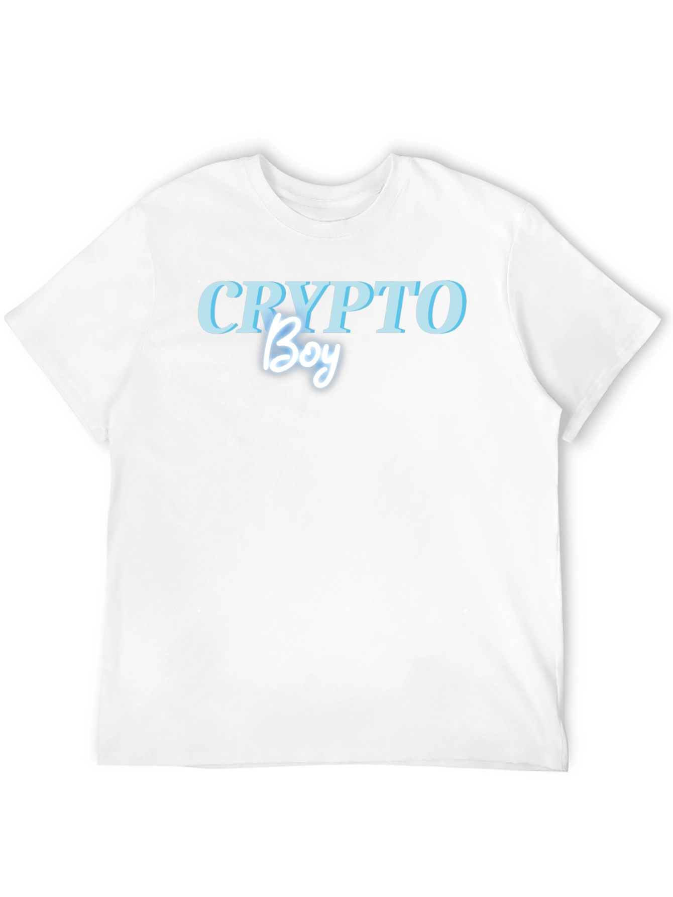 Crypto Boy Graphic T-Shirt - Trendy Mens Tee