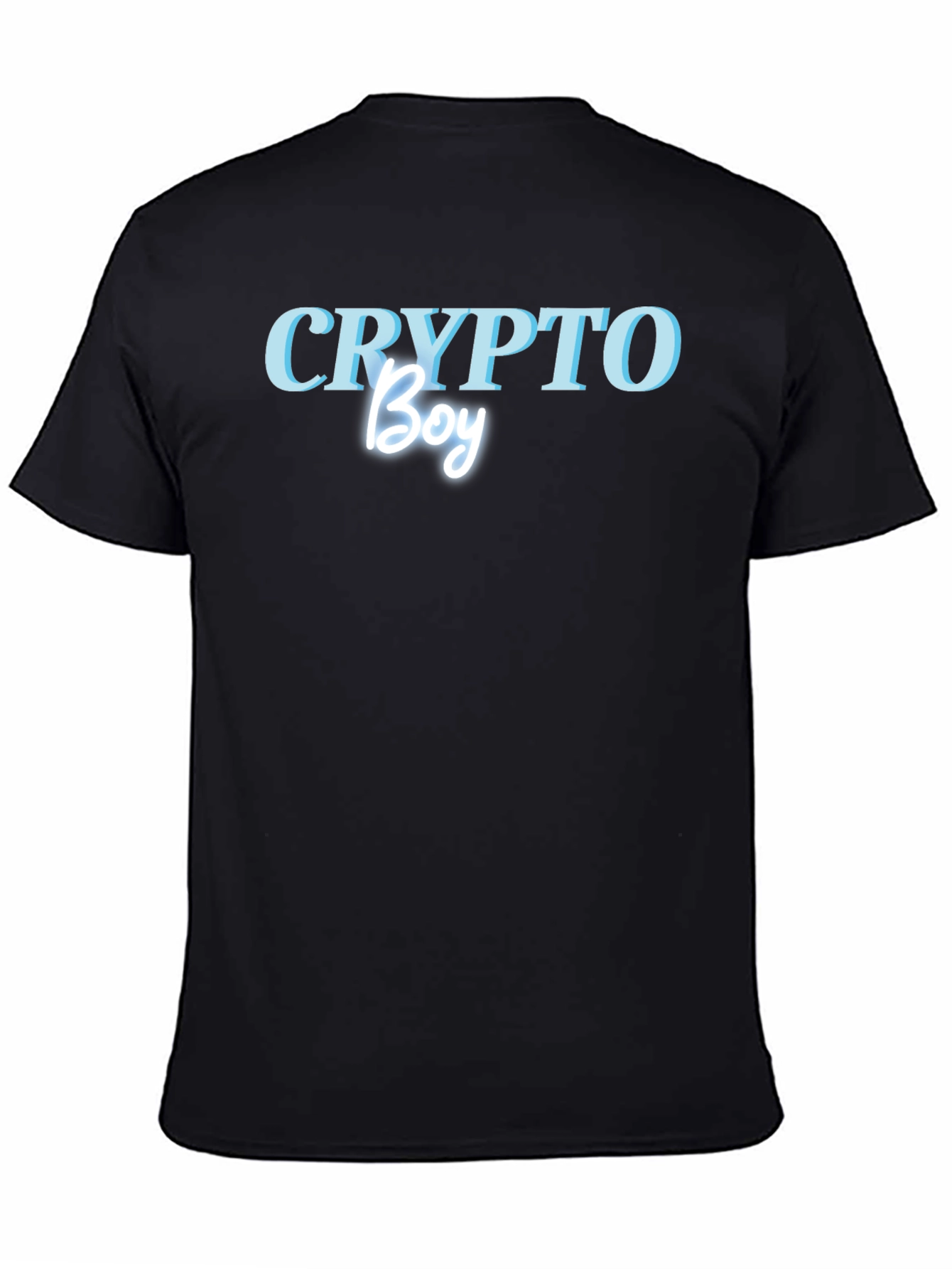 Crypto Boy Graphic T-Shirt - Trendy Mens Tee