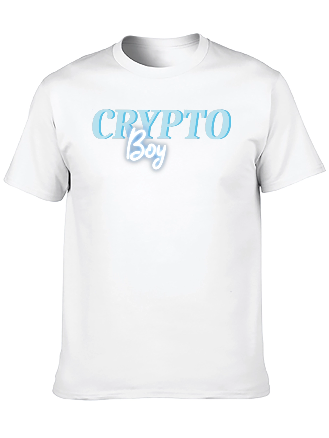 Crypto Boy Graphic T-Shirt - Trendy Mens Tee