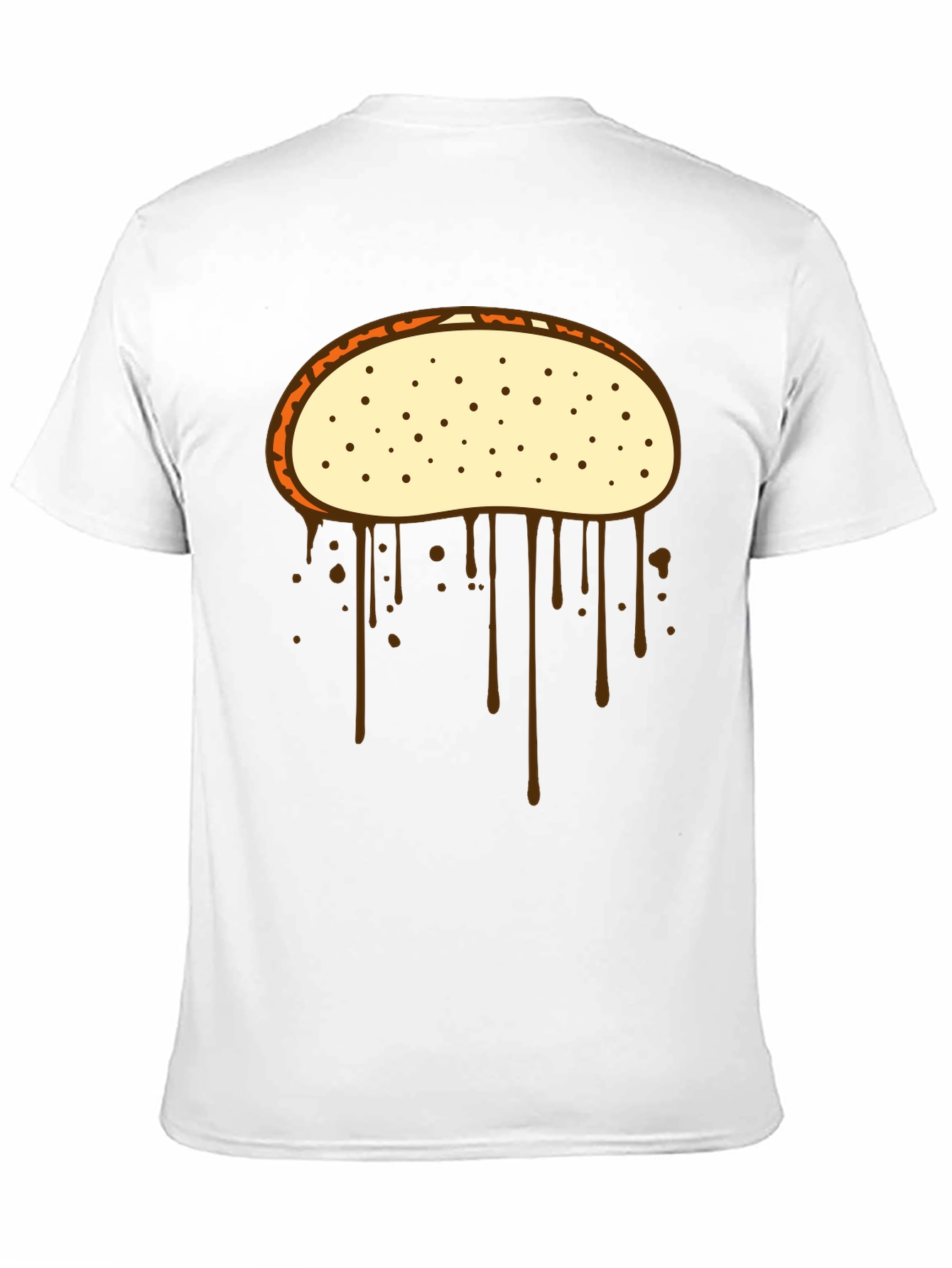 Dripping Donut Graphic Tee - Mens Black T-Shirt