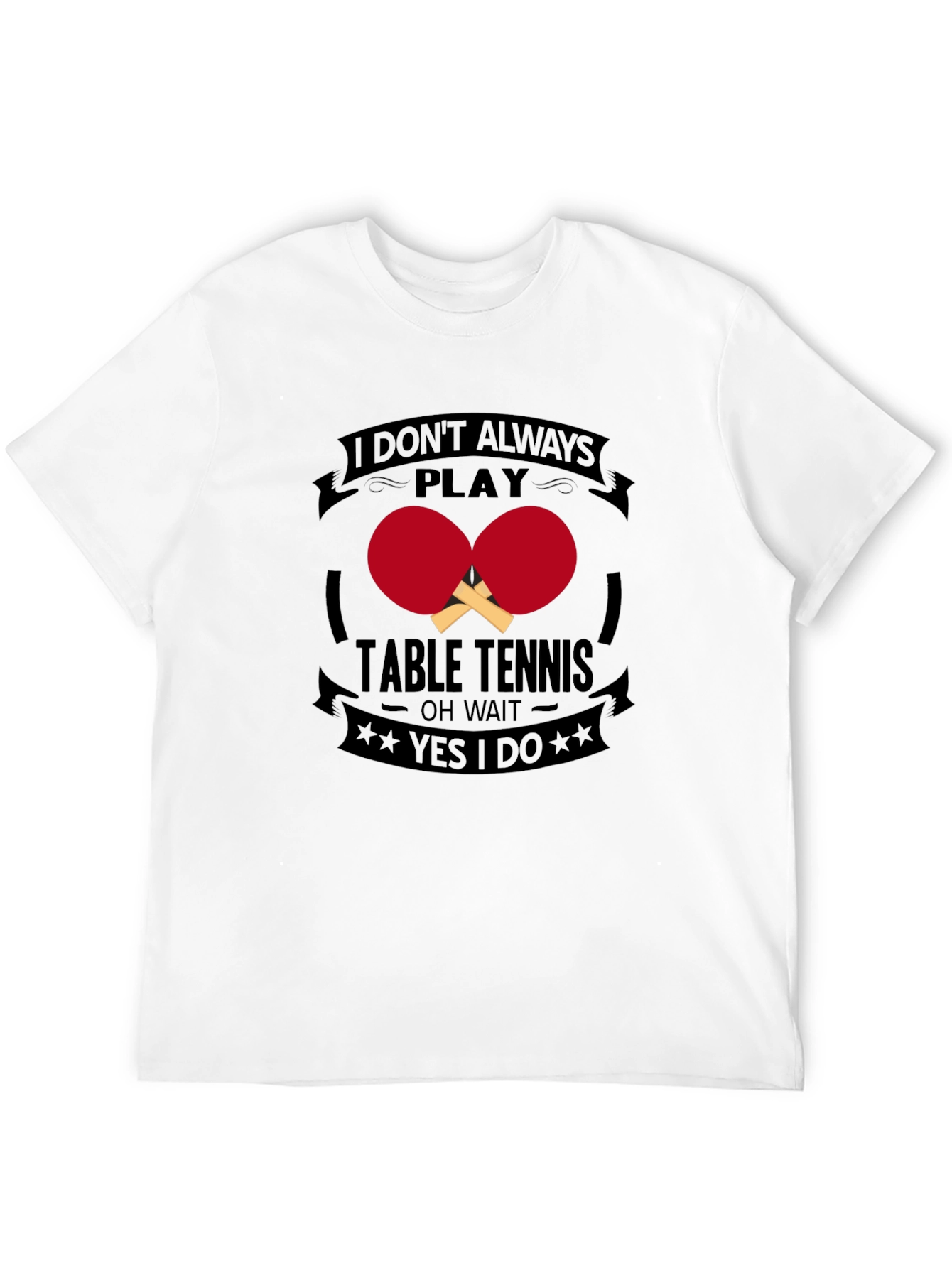 Funny Table Tennis Graphic T-Shirt