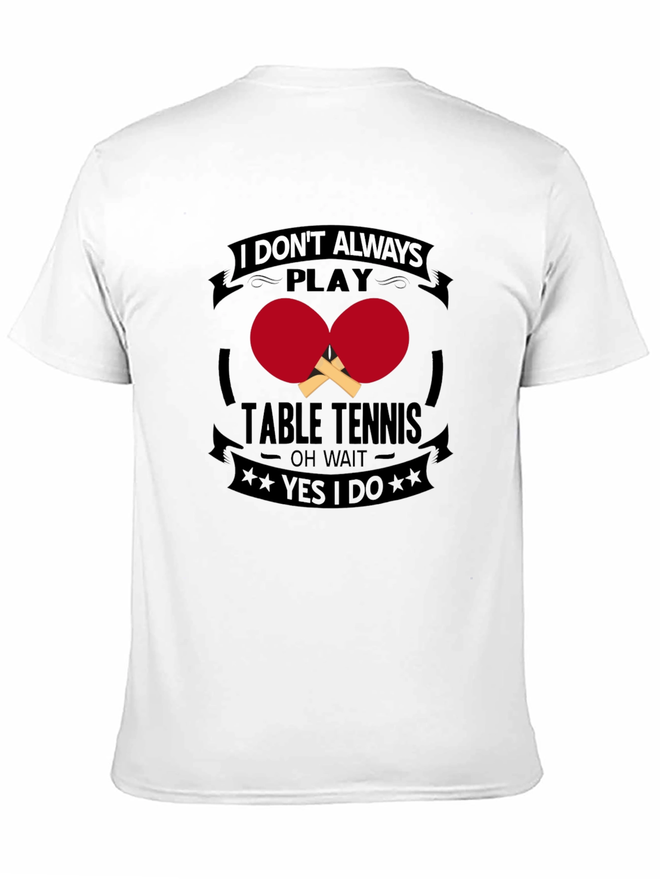 Funny Table Tennis Graphic T-Shirt