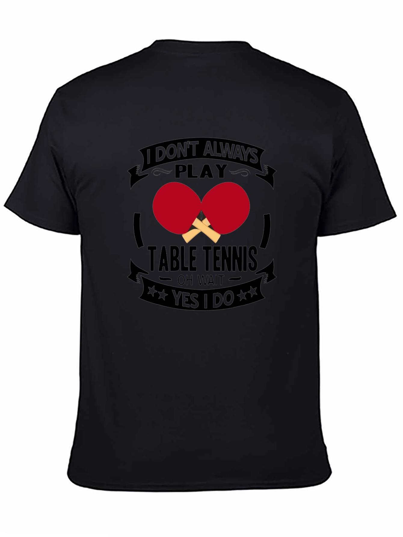 Funny Table Tennis Graphic T-Shirt